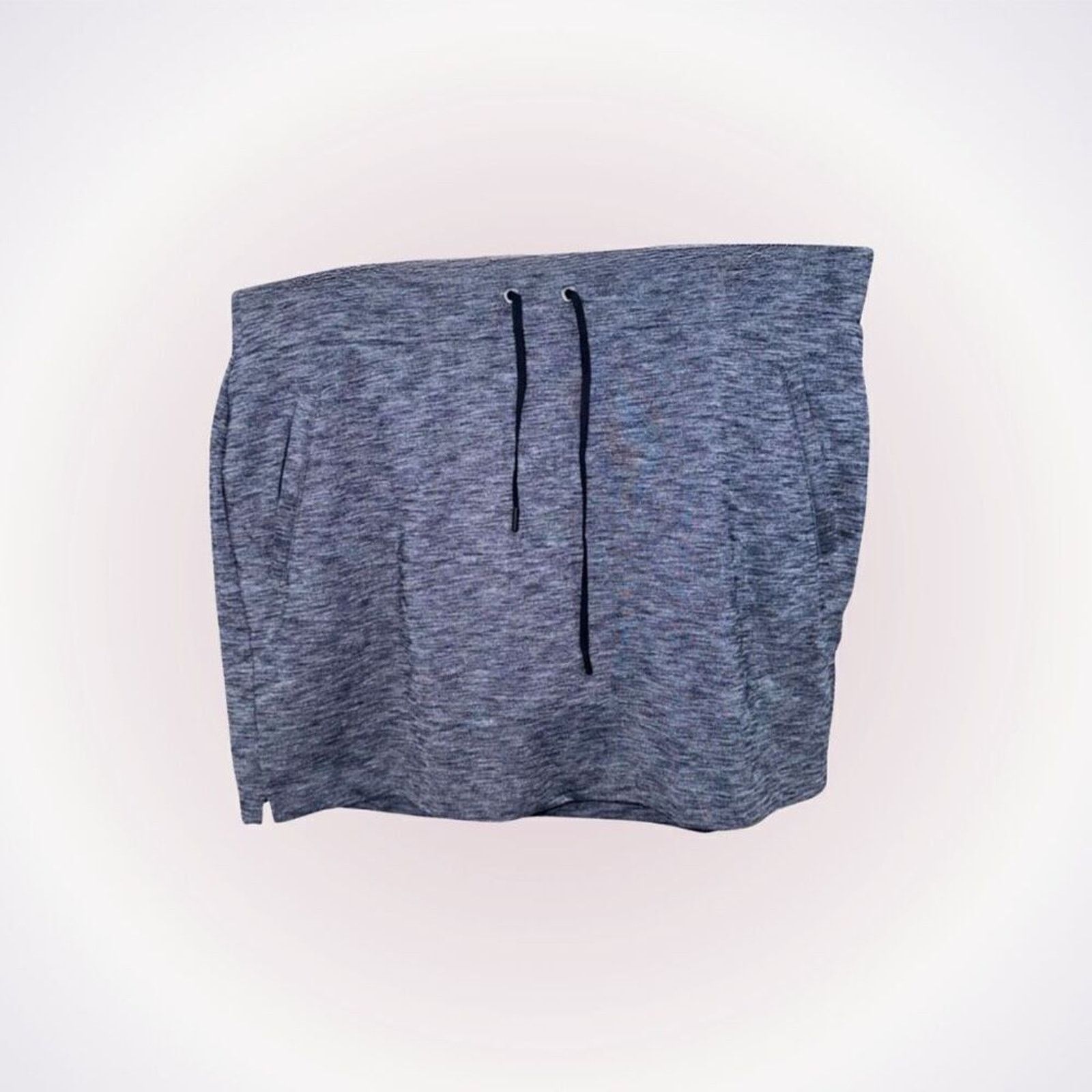 Athleta Athleta Gray Heathered Athleisure Skort | Sz L Size 29" - 1 Thumbnail
