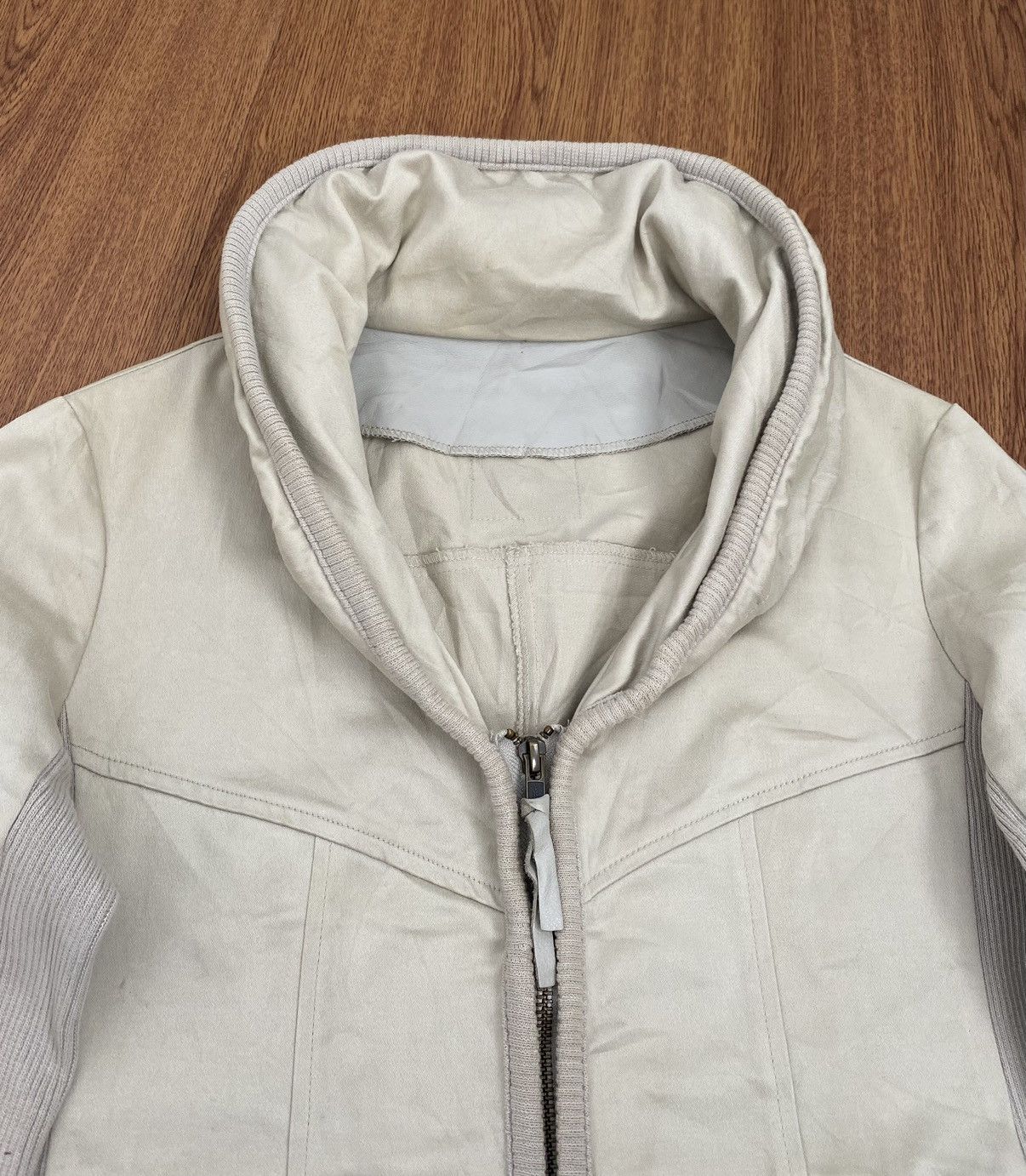 If Six Was Nine × Japanese Brand B.R.U.S.H canvas mix leather hidden hooded jacket Size US M / EU 48-50 / 2 - 4 Thumbnail