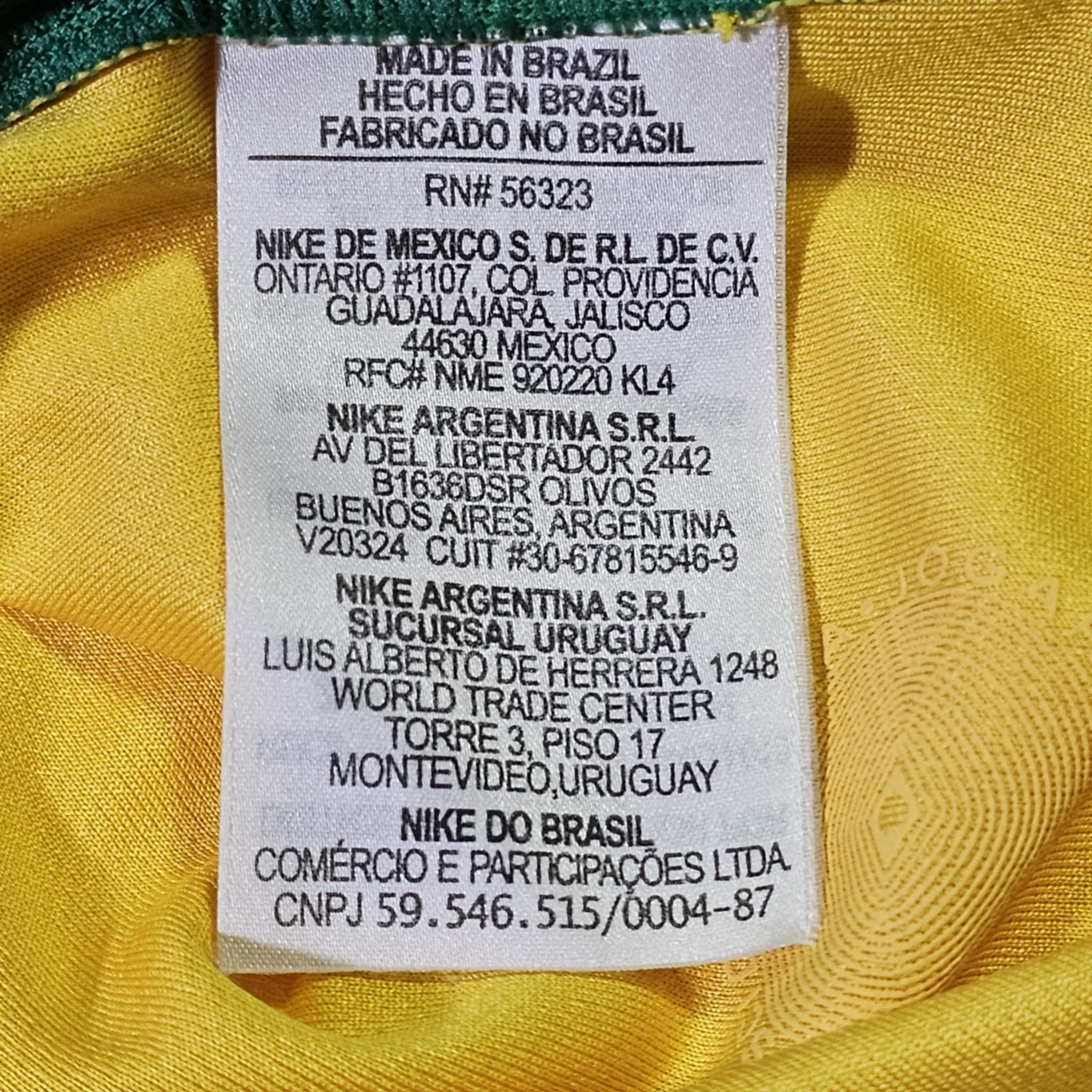 Nike Brazil Brasil Nike Mohammed Soccer Jersey Size US S / EU 44-46 / 1 - 7 Thumbnail