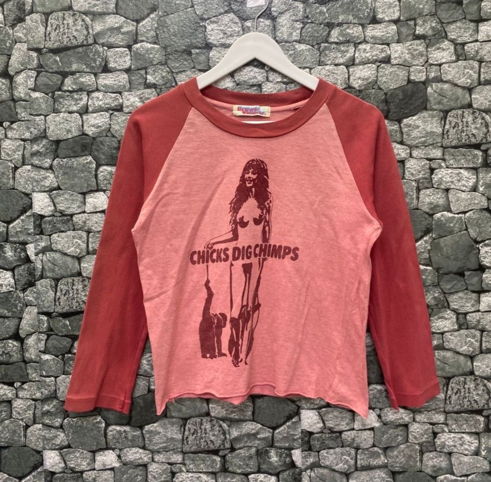 Hysteric Glamour Vintage 90s Hysteric Glamour Long Sleeve Shirt Size M / US 6-8 / IT 42-44 - 1 Thumbnail