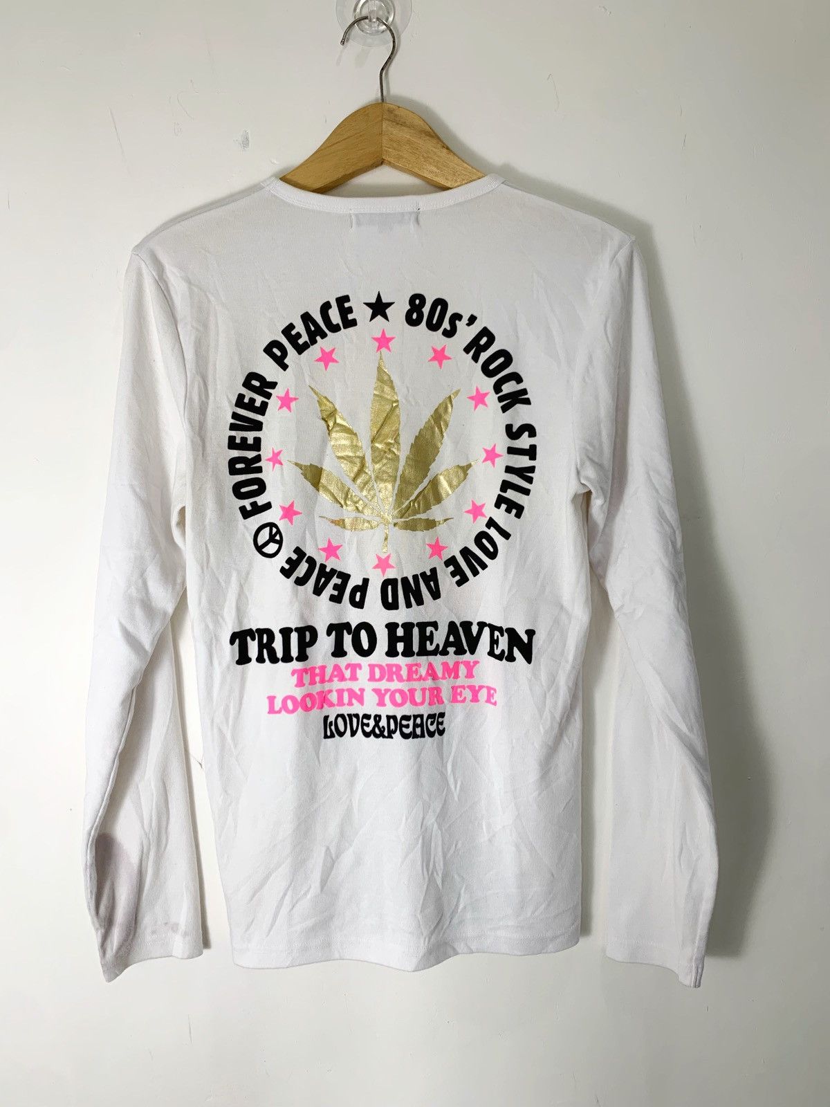 Japanese Brand undefined longsleeve weed&peace love bacolod Size US L / EU 52-54 / 3 - 13 Thumbnail