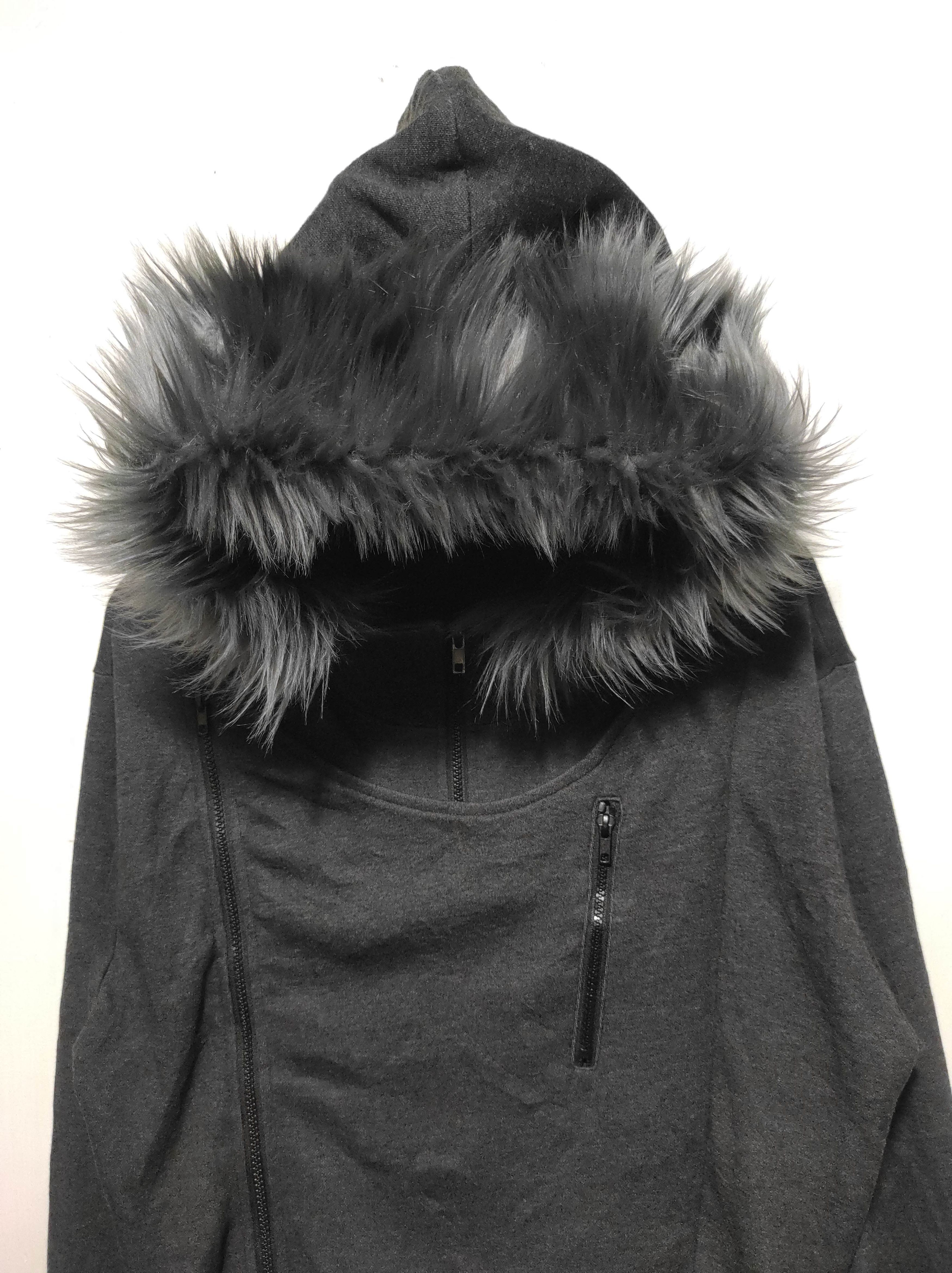 KMRii Soho Asymetrical Zipper Fur Hoodie LGB i6w9 style Size US M / EU 48-50 / 2 - 3 Thumbnail