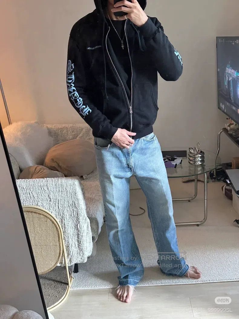 Chrome Hearts CHROME HEARTS Size L Black arms blue Sanskrit limited Neri Size US L / EU 52-54 / 3 - 7 Thumbnail