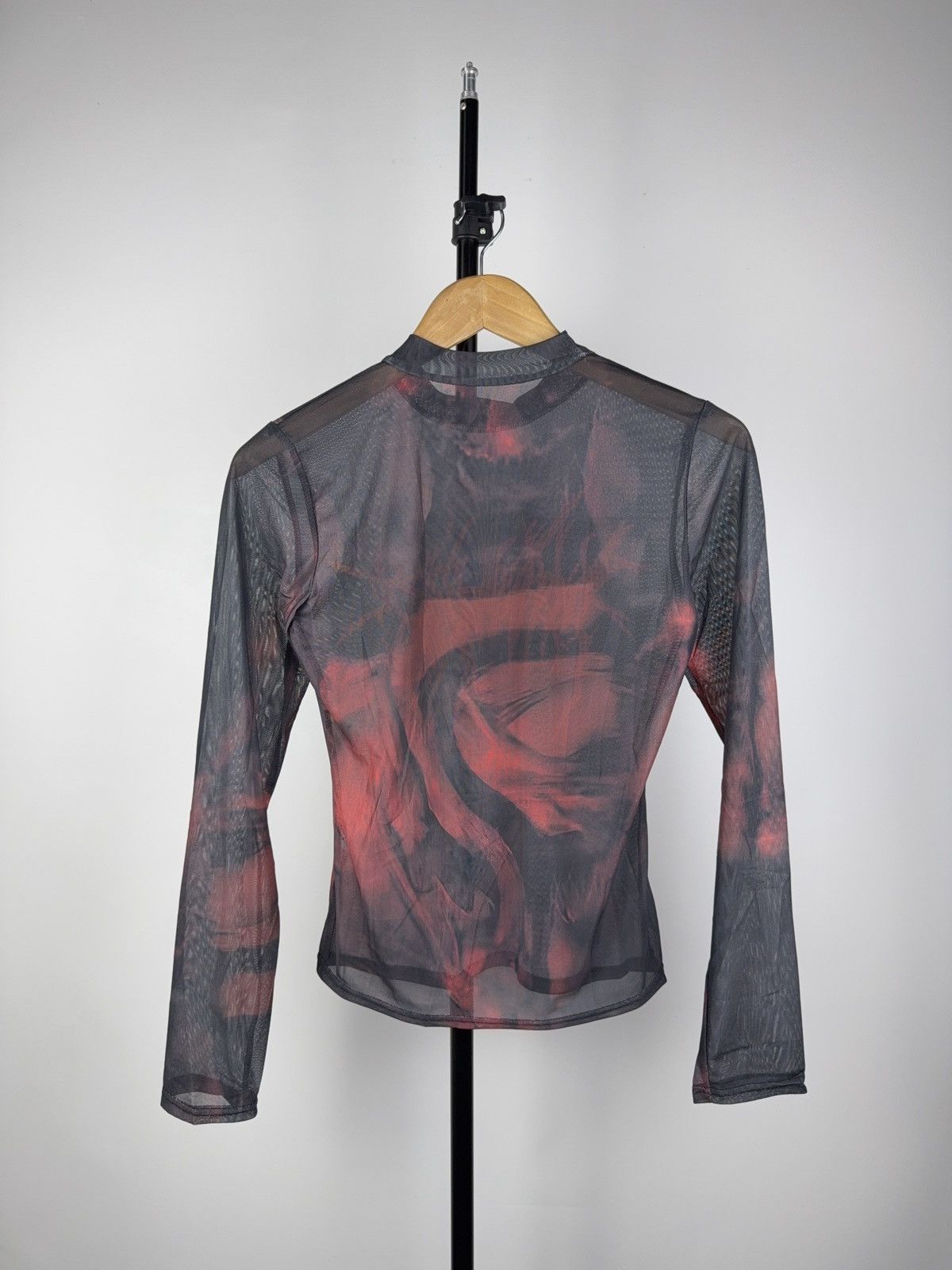 Designer × Japanese Brand STYLE ❗️Save The Queen Jean Paul Gaultier Mesh Top Blouses Size S / US 4 / IT 40 - 3 Thumbnail