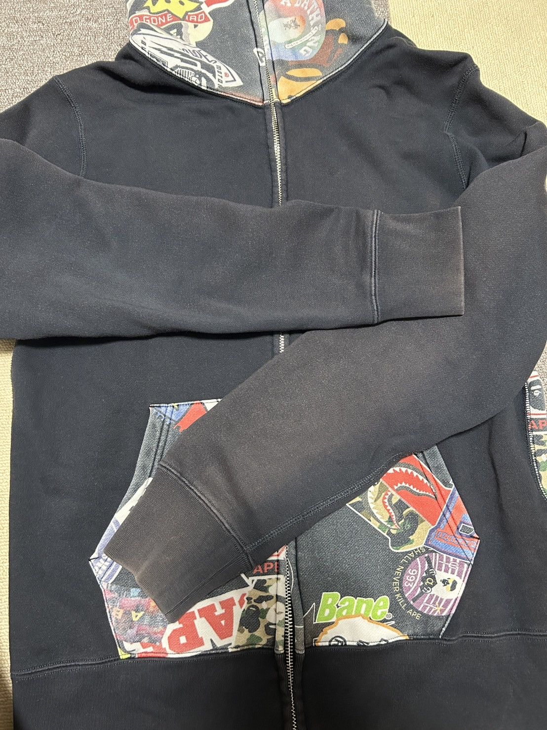 Bape Bape VTG Logo Multi Full Zip Hoodie Size US M / EU 48-50 / 2 - 7 Thumbnail