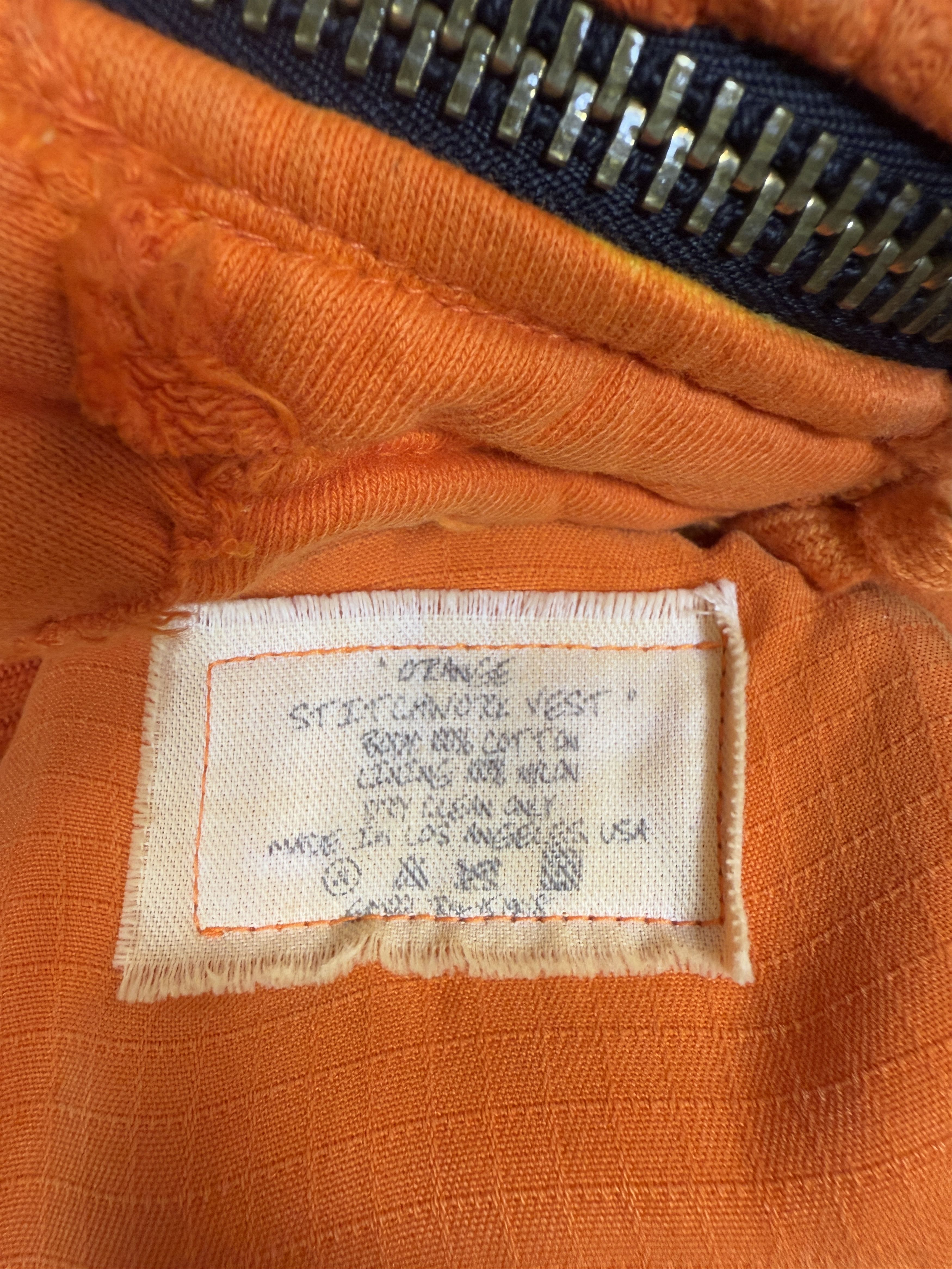 Greg Lauren $1500 Greg Lauren Orange Stitchwork Vest Size US L / EU 52-54 / 3 - 9 Thumbnail