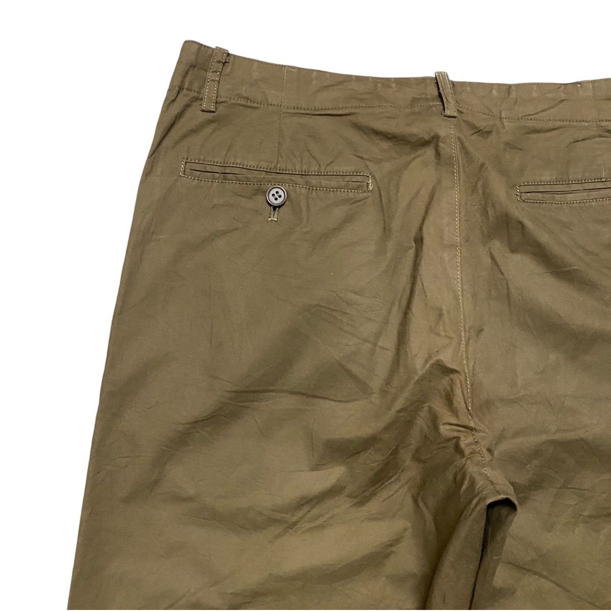 Yohji Yamamoto A.A.R Yohji Yamamoto Chinos Pant Brown Size US 31 - 9 Thumbnail