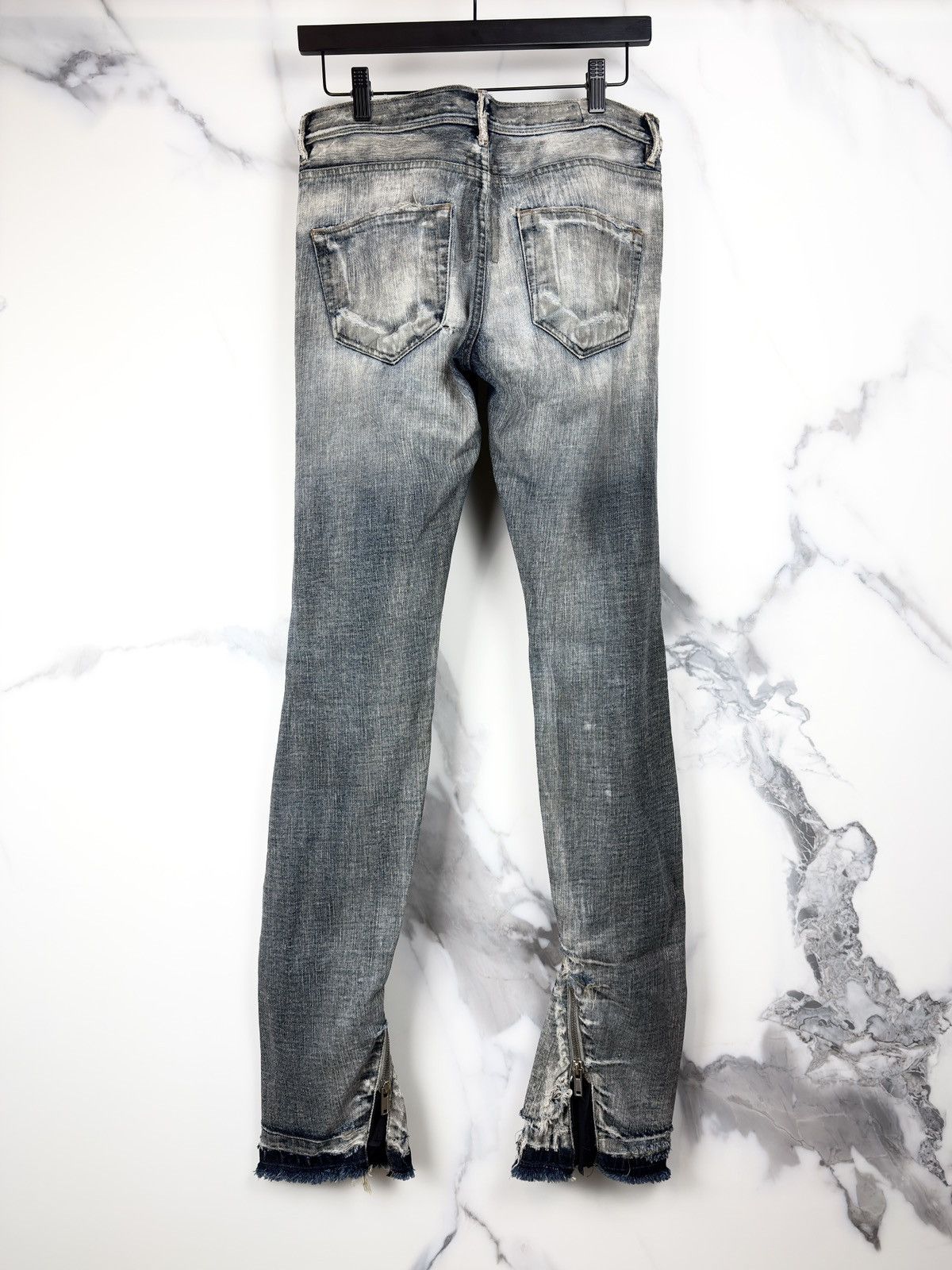 Rick Owens FW08 Rick Owens Banana Cut Spiral Denim Jeans Dust Acid Size US 30 / EU 46 - 2 Thumbnail
