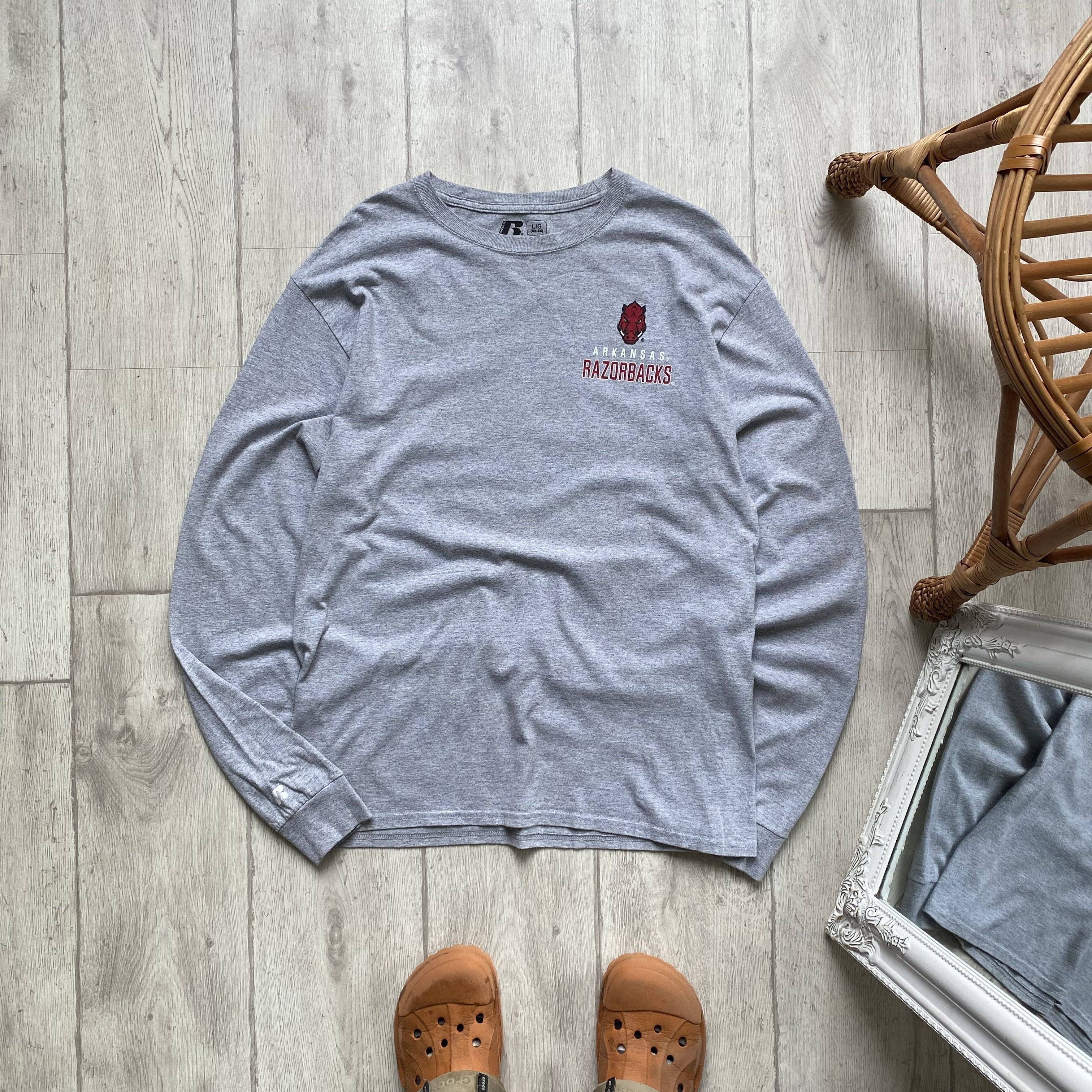 NFL 🐗University Arkansas Razorbacks Russell Athletic Longsleeve Size US M / EU 48-50 / 2 - 1 Thumbnail