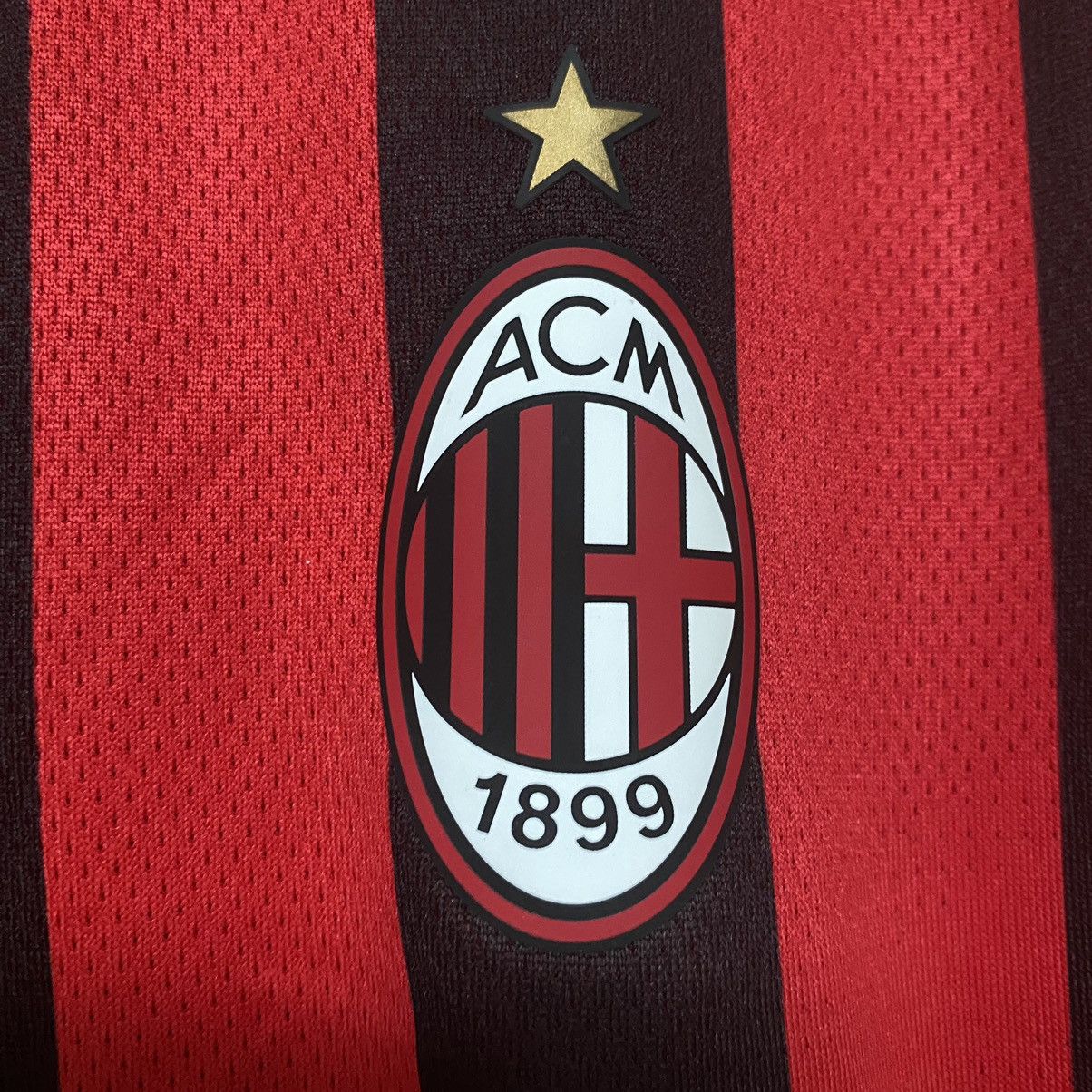 Puma BNWT Player Issue AC Milan 21-22 Home Scudetto Soccer Jersey Size US XL / EU 56 / 4 - 9 Thumbnail