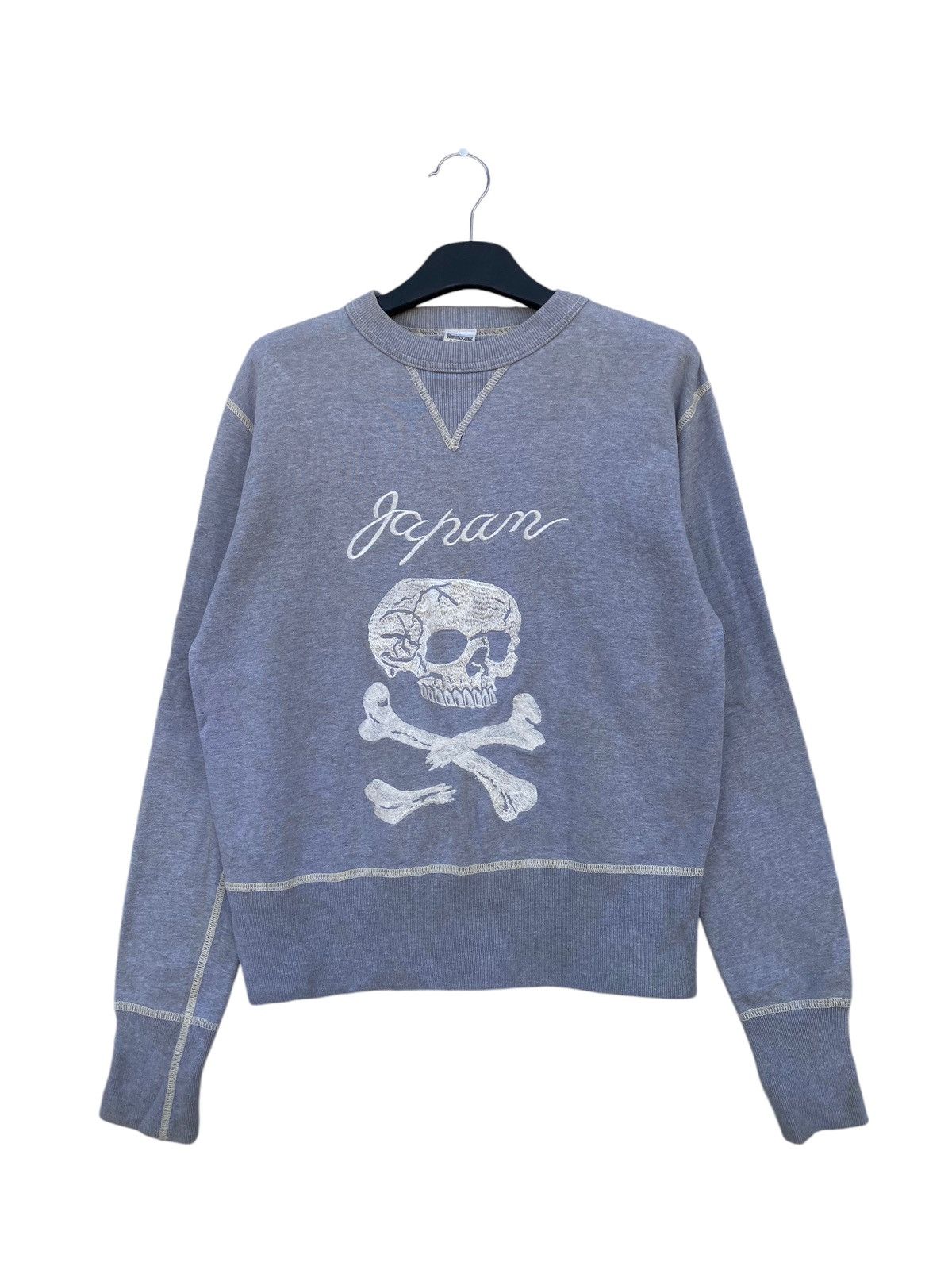 Japanese Brand Vintage Sukajan Skull Japan Embroidery Sweatshirt Size US S / EU 44-46 / 1 - 1 Thumbnail