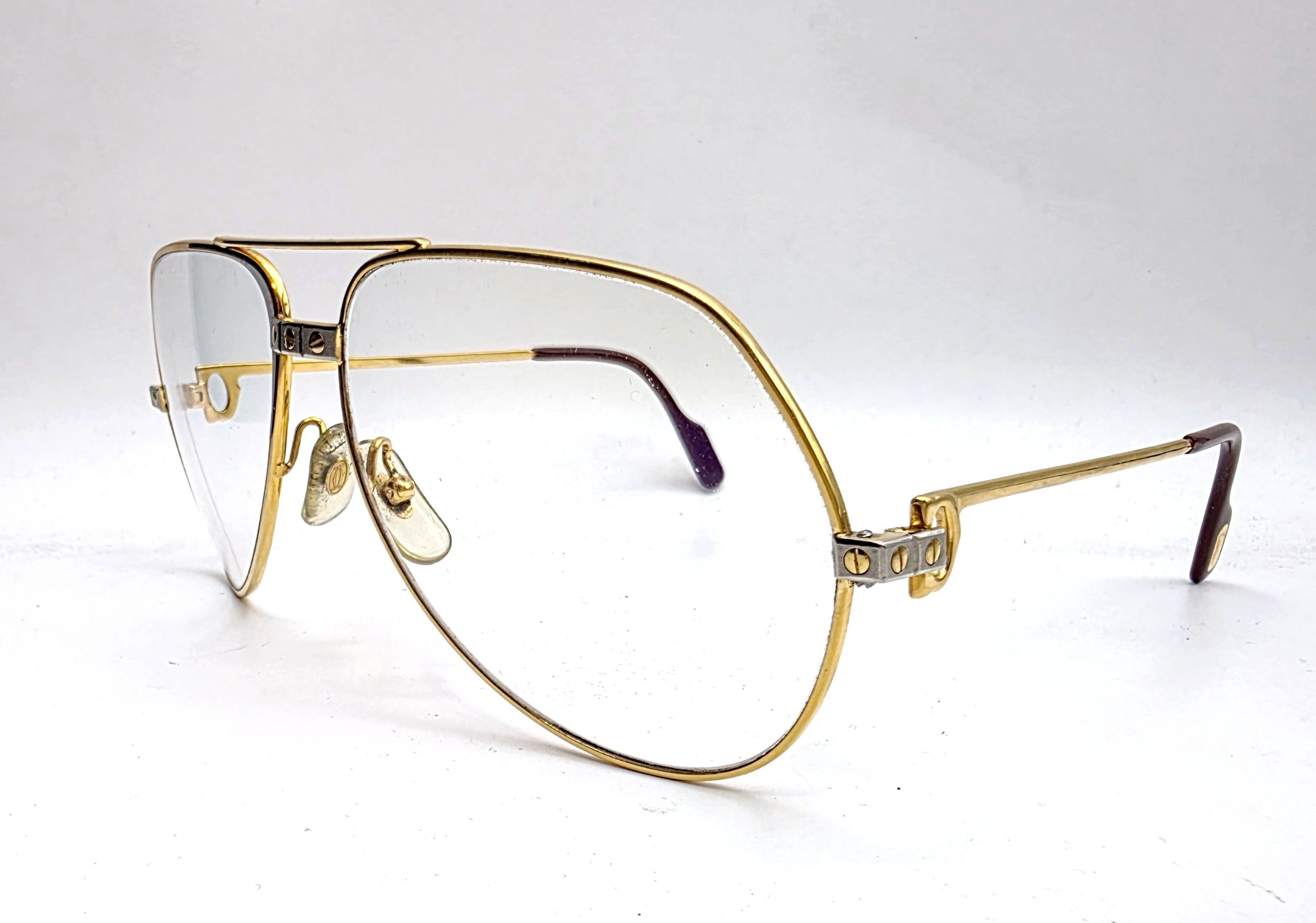 Cartier Vintage Cartier Vendome Santos Aviator Eyeglasses 18K Size ONE SIZE - 8 Thumbnail