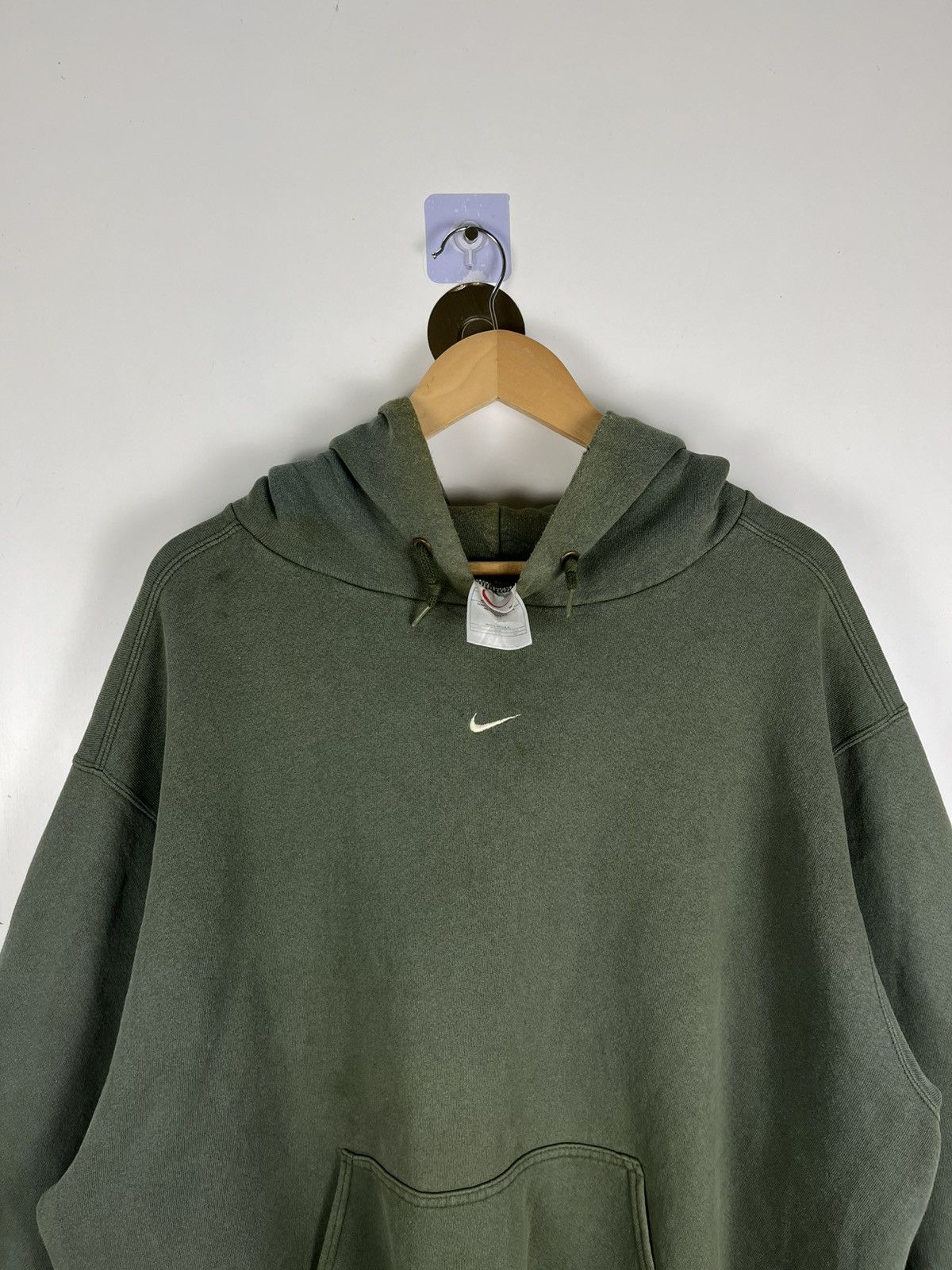 Nike Vintage 90s Nike Center Hoodie Size US XXL / EU 58 / 5 - 3 Thumbnail