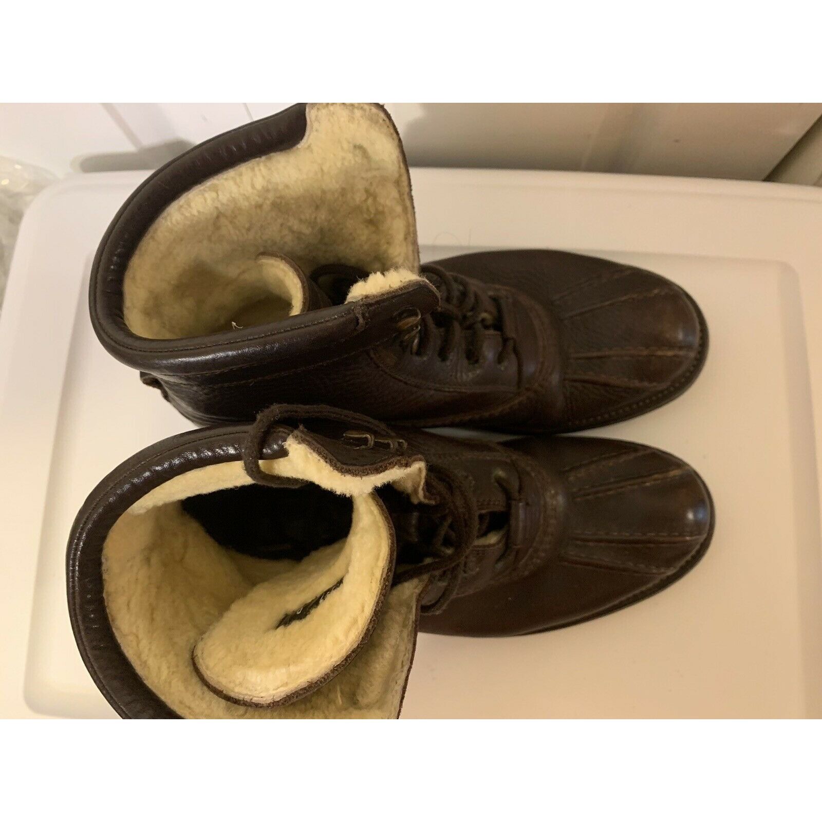 Ted Baker Boots ITSHIDE Commando Sole Size 10 Brown