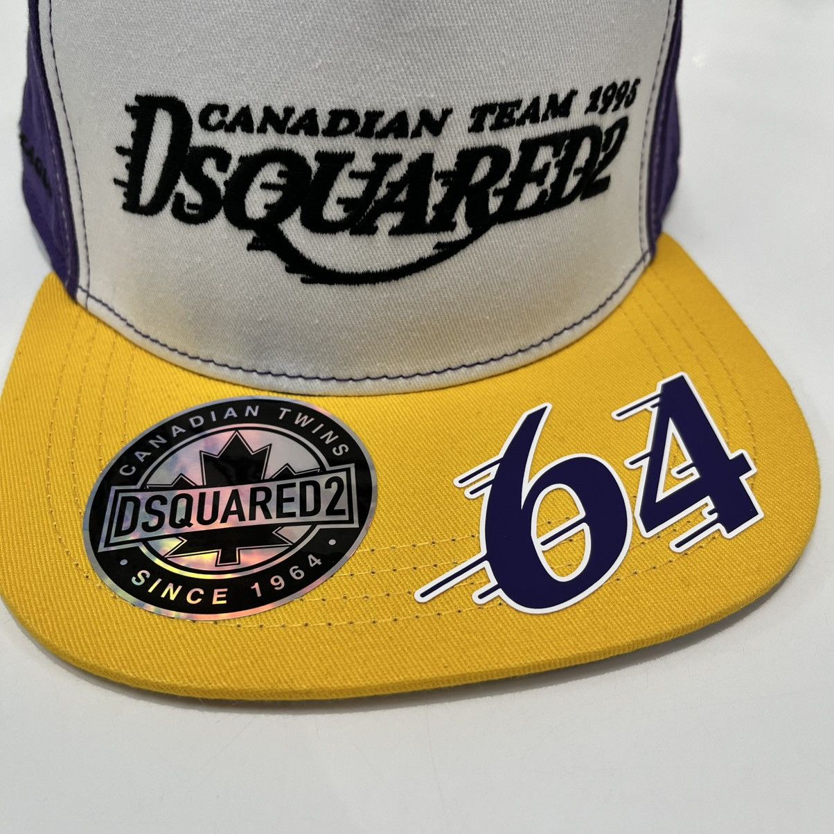 Dsquared2 Dsquared2 Cap Purple/Yellow Size ONE SIZE - 6 Thumbnail