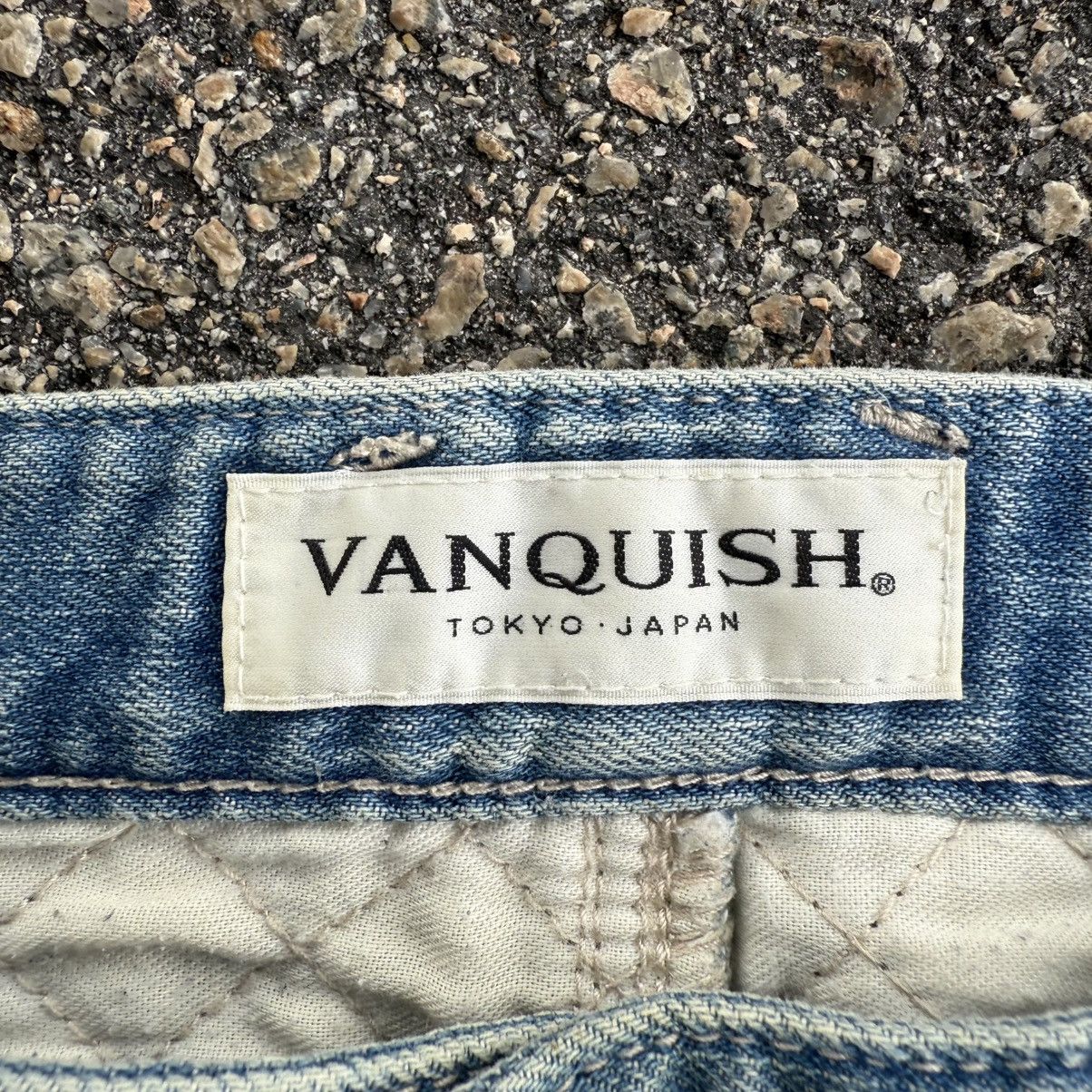 Vanquish VINTAGE VANQUISH SKINNY BIKER JEAN DENIM PANTS Size US 31 - 7 Thumbnail