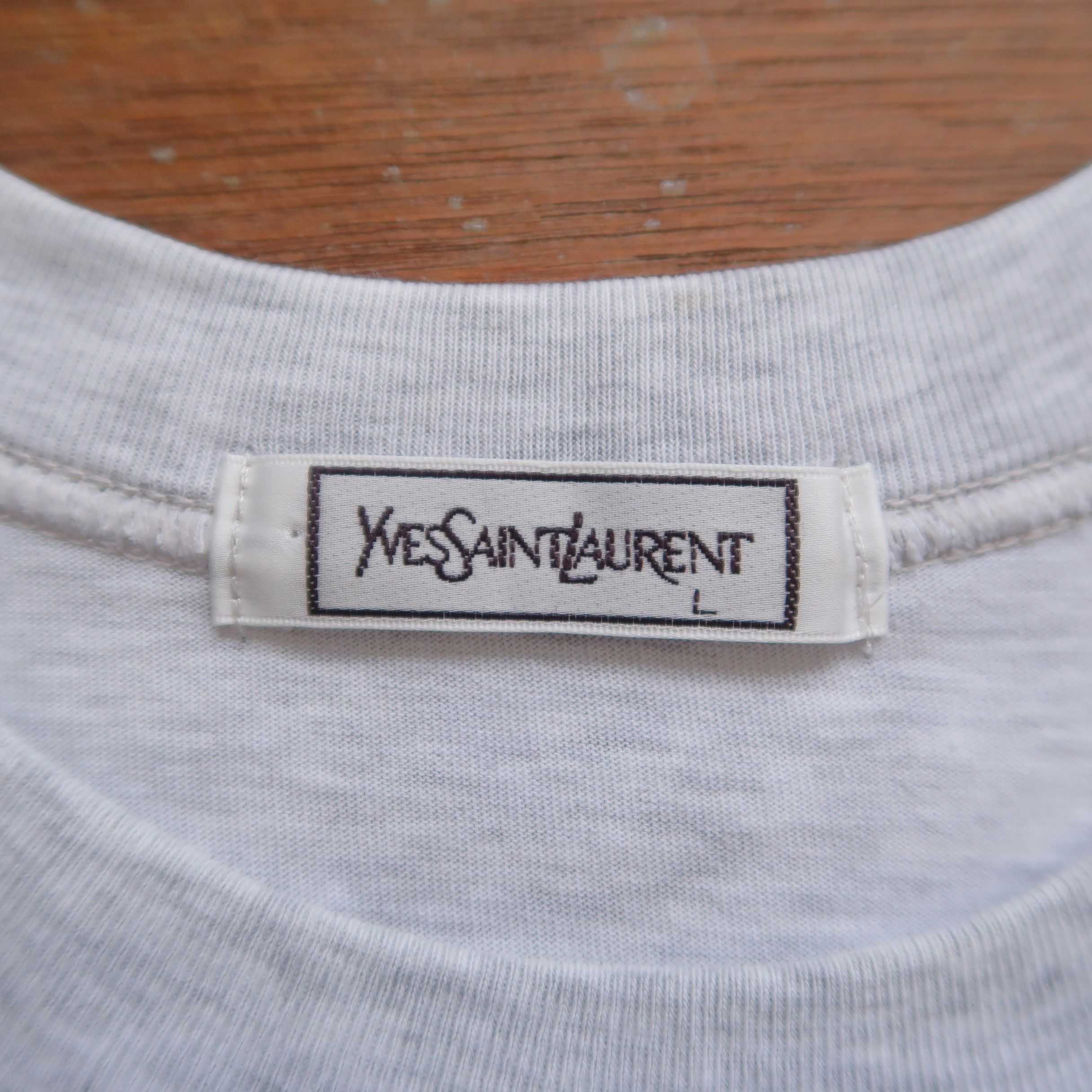 Yves Saint Laurent VTG 90S YVES SAINT LAURENT YSL RELAX TEE T-SHIRT Size US M / EU 48-50 / 2 - 4 Thumbnail