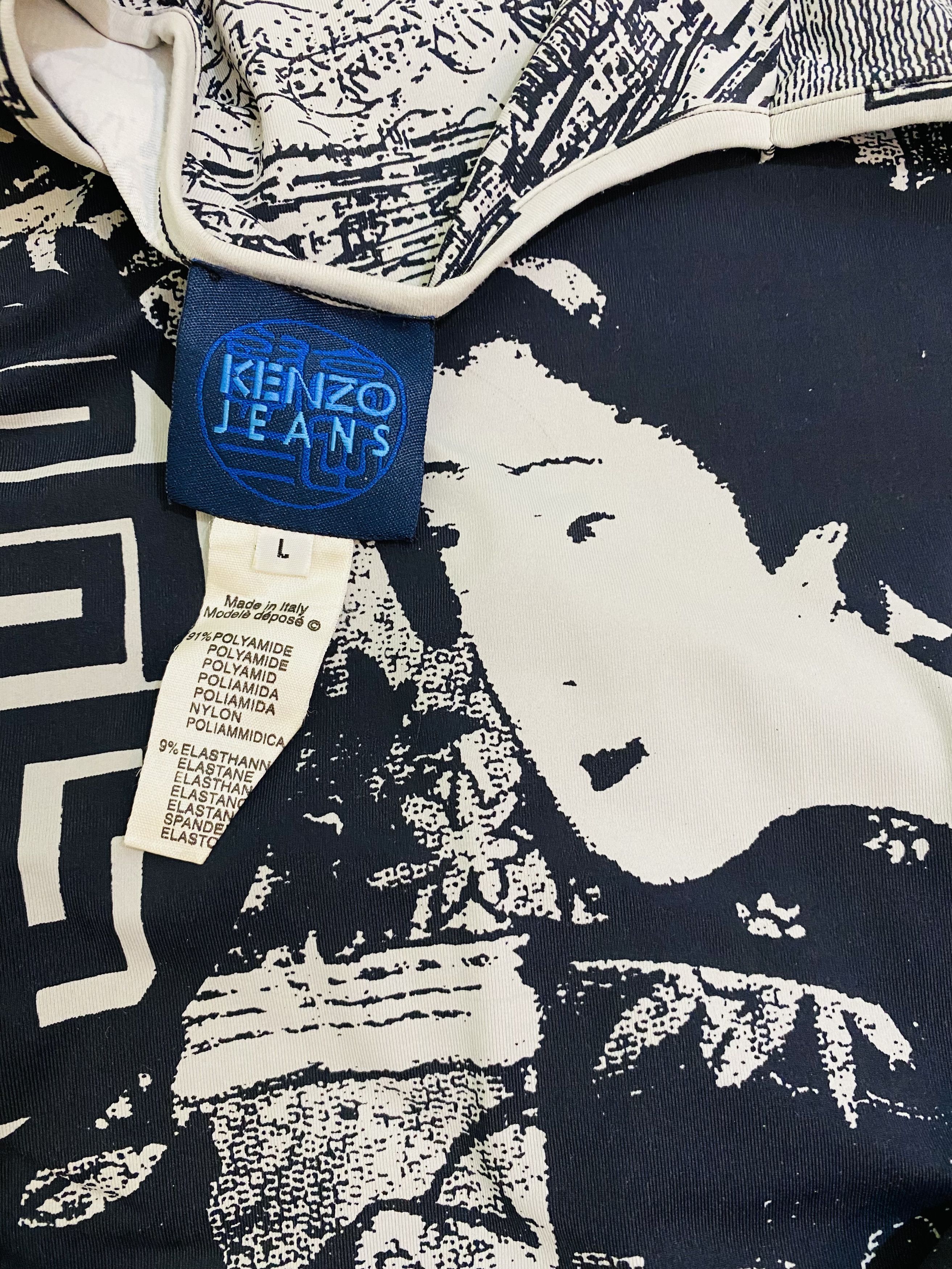 Kenzo Kenzo Graphic Maxi Japanese Japan Geisha Print Long Dress Size L / US 10 / IT 46 - 9 Thumbnail