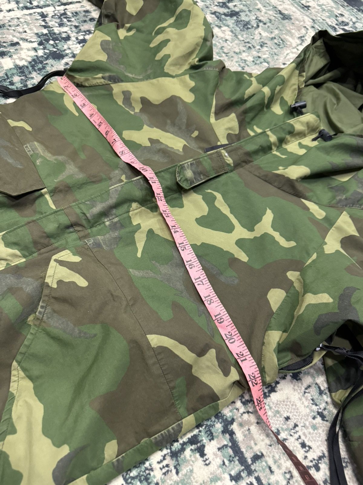 Vintage VINTAGE 1980s RAVEN IND. CAMOUFLAGE PARKA ARMY 3G0002 Size US L / EU 52-54 / 3 - 9 Thumbnail