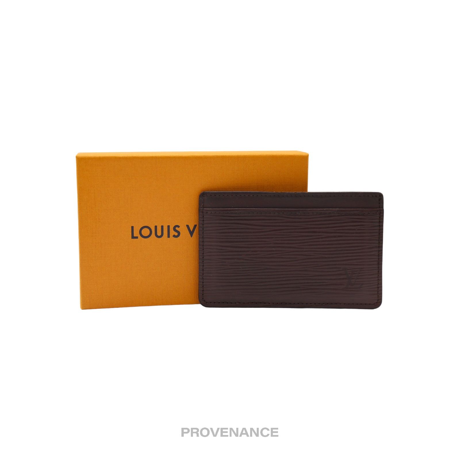 Louis Vuitton 🔴 Louis Vuitton Card Holder - Moka Epi Leather Size ONE SIZE - 1 Thumbnail