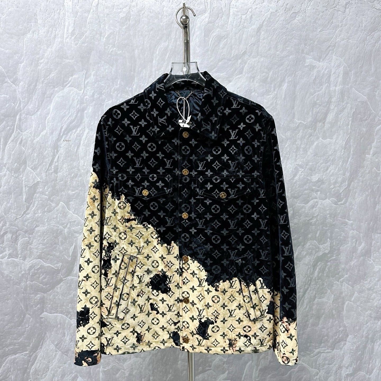 Louis Vuitton Louis Vuitton SS24 Fire Cloud Denim Jacket Size US M / EU 48-50 / 2 - 1 Thumbnail