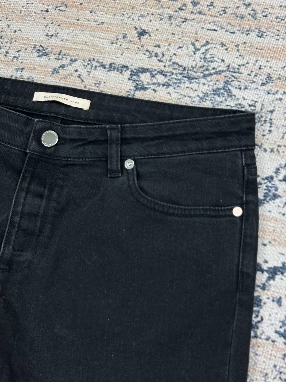 Christopher Kane Christopher Kane Black Denim Avant Garde Jeans Size US 32 / EU 48 - 5 Thumbnail
