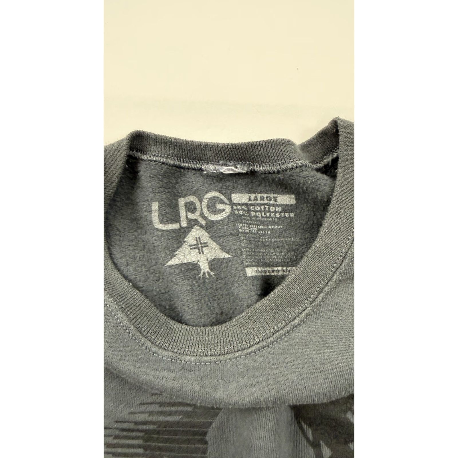 Logo 7 VINTAGE LRG Sweatshirt Mens Large Gray Crewneck Graphic Pullover Logo Size US L / EU 52-54 / 3 - 5 Thumbnail