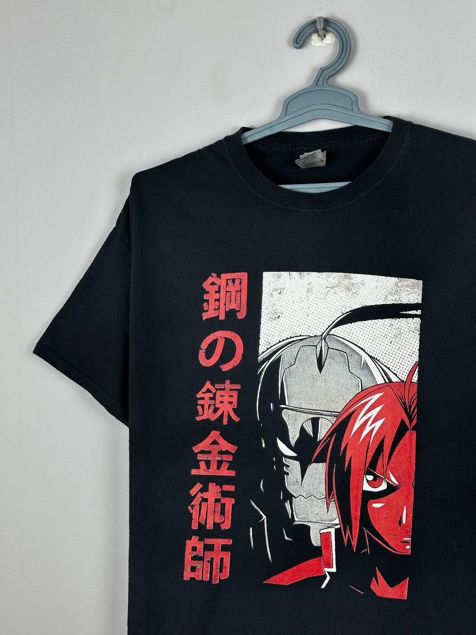 Anime Vintage Fullmetal Alchemist Graphic Print T Shirt Size US XL / EU 56 / 4 - 3 Thumbnail