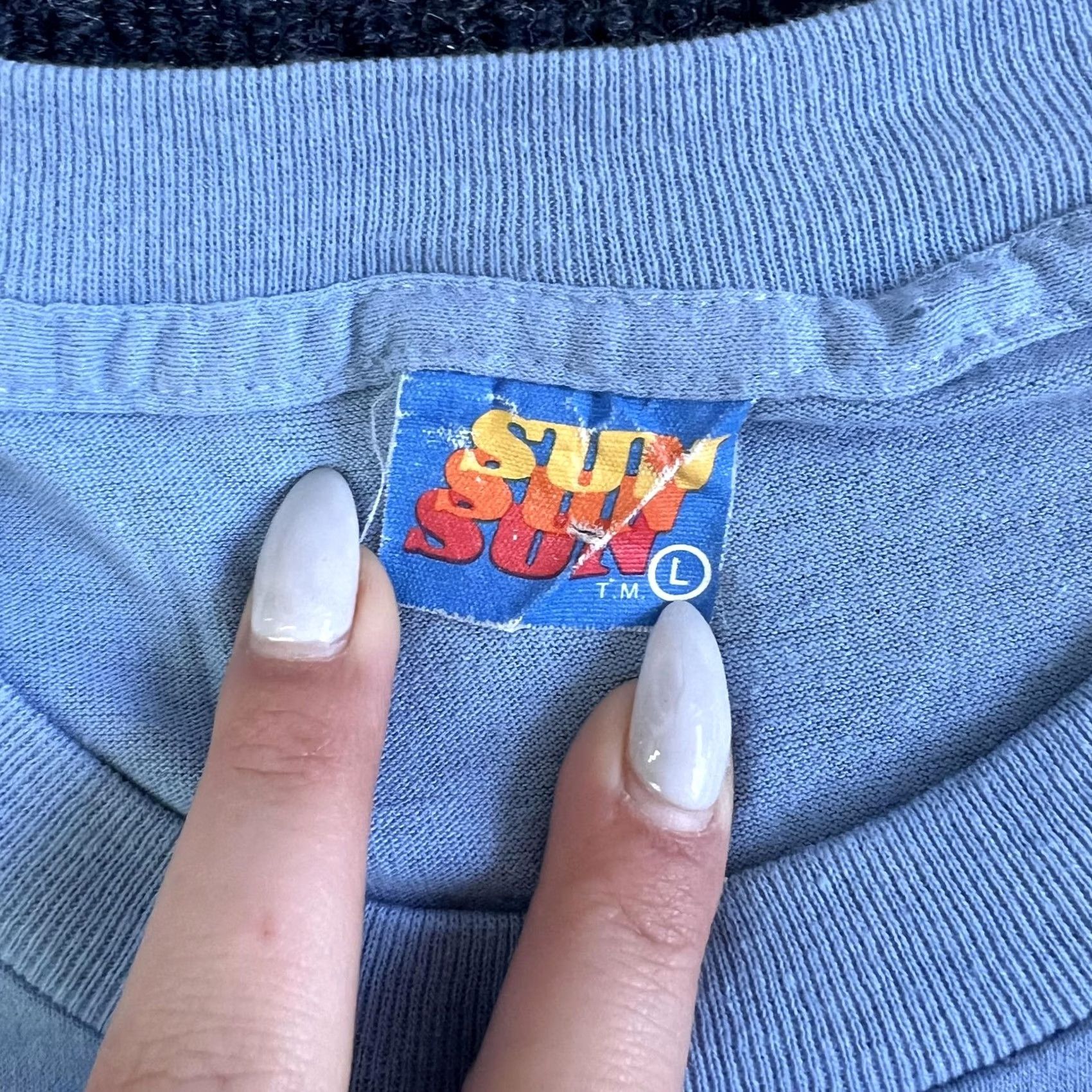 Vintage VINTAGE Sun Sportswear Shirt Mens L Blue 100% Dyna Mite Dad Graphic Tee Size US L / EU 52-54 / 3 - 4 Thumbnail