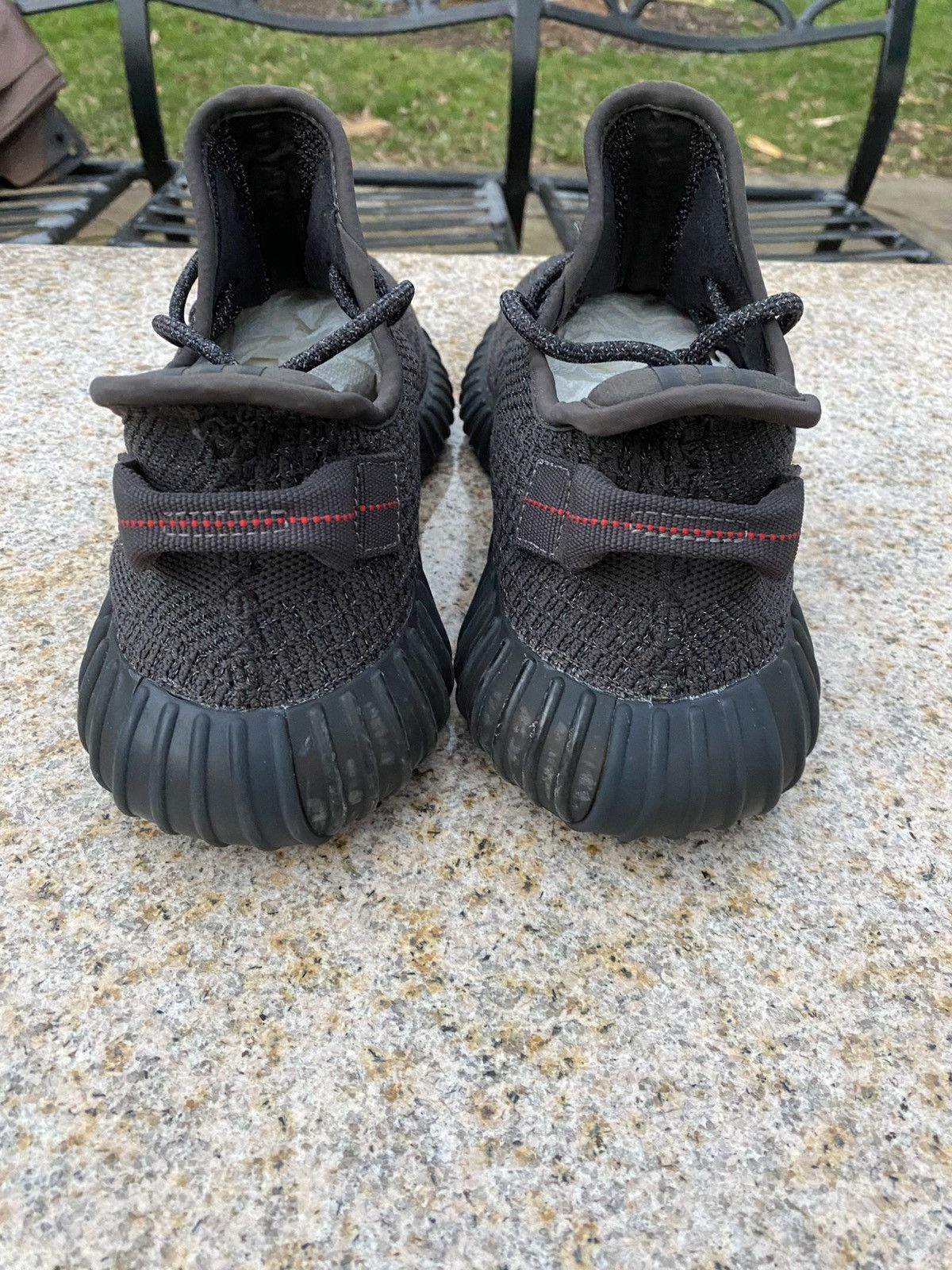 Adidas Yeezy Boost 350 V2 Static Black Reflective FU9007 SZ 10 Size US 10 / EU 43 - 4 Thumbnail