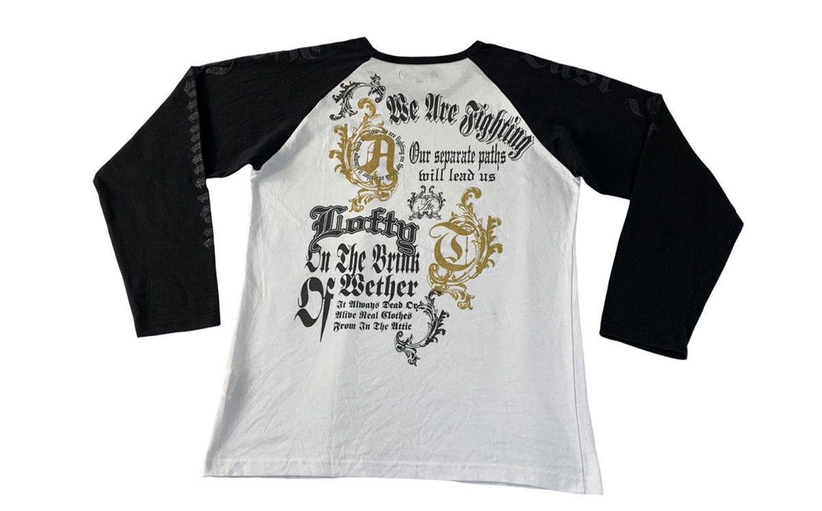 In The Attic In The Attic Full Use Gothic Raglan Design Logo Printed Tee Size US M / EU 48-50 / 2 - 2 Thumbnail
