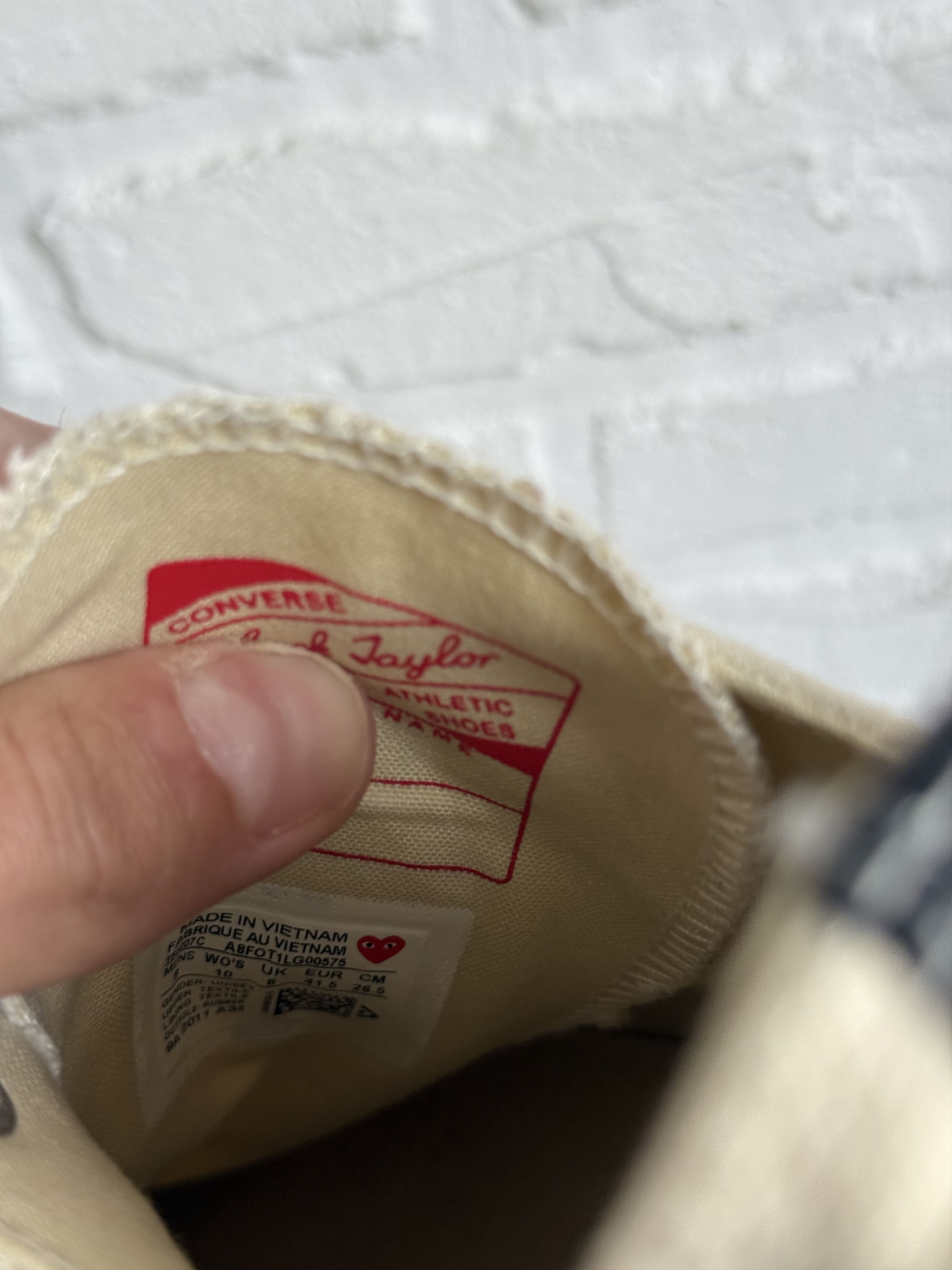 Comme des Garcons PLAY Converse Comme Des Garcons Play Heart logo sneakers Size US 8 / EU 41 - 4 Thumbnail