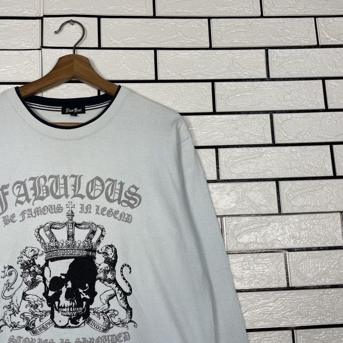 Japanese Brand Japanese Brand Free Beat Skull Sweatshirt Size US S / EU 44-46 / 1 - 5 Thumbnail