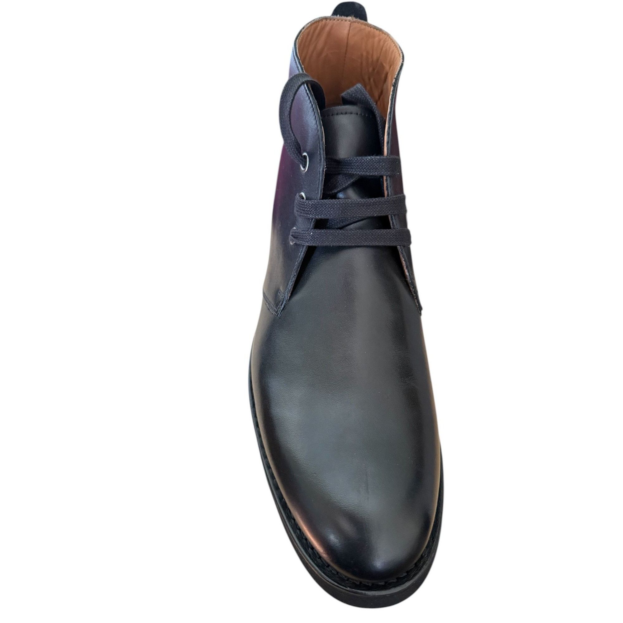 Allen Edmonds Allen Edmonds Mens Black Leather Donovan Lace Up Chukka Boot Size US 8 / EU 41 - 4 Thumbnail
