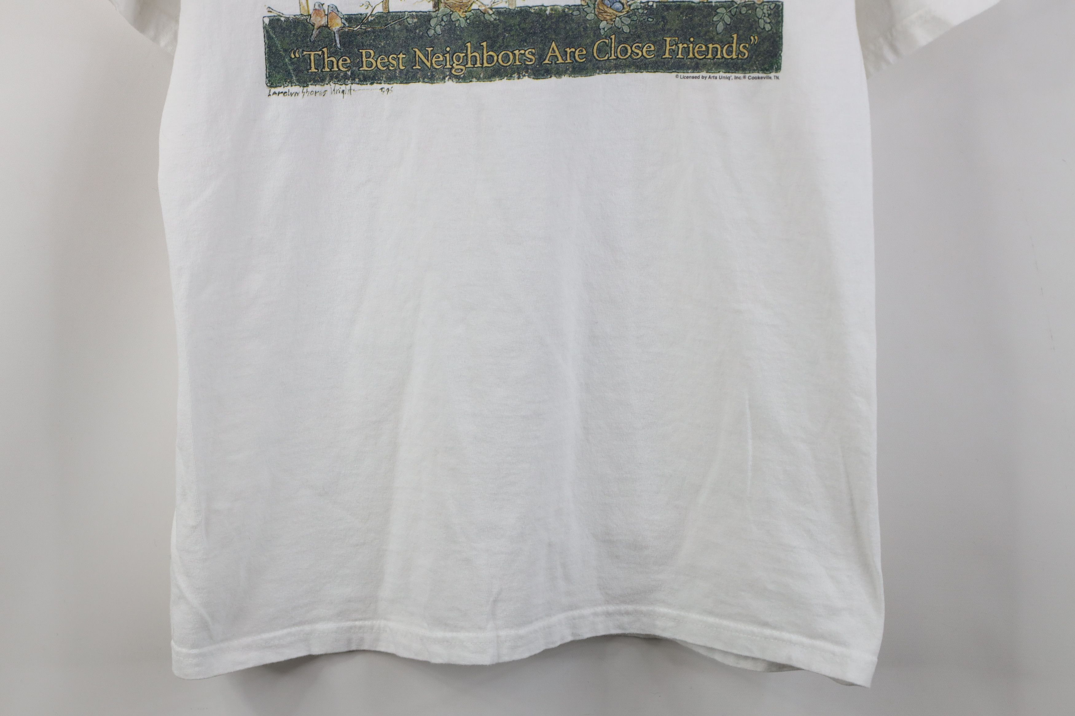 Vintage Vintage 90s Nature Bird Birdhouse Neighbors Close T-Shirt Size M / US 6-8 / IT 42-44 - 3 Thumbnail