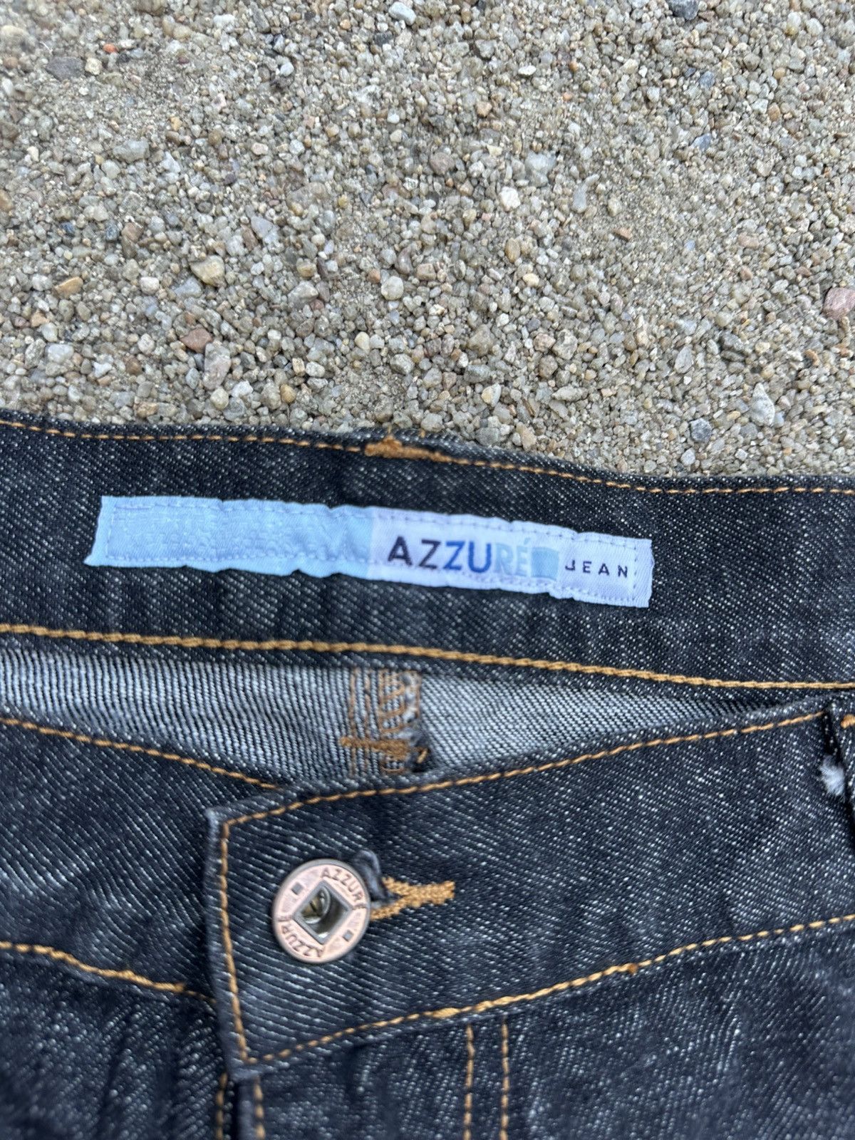 Japanese Brand AZZURÉ Love Life Denim Baggy Size US 42 / EU 58 - 8 Thumbnail
