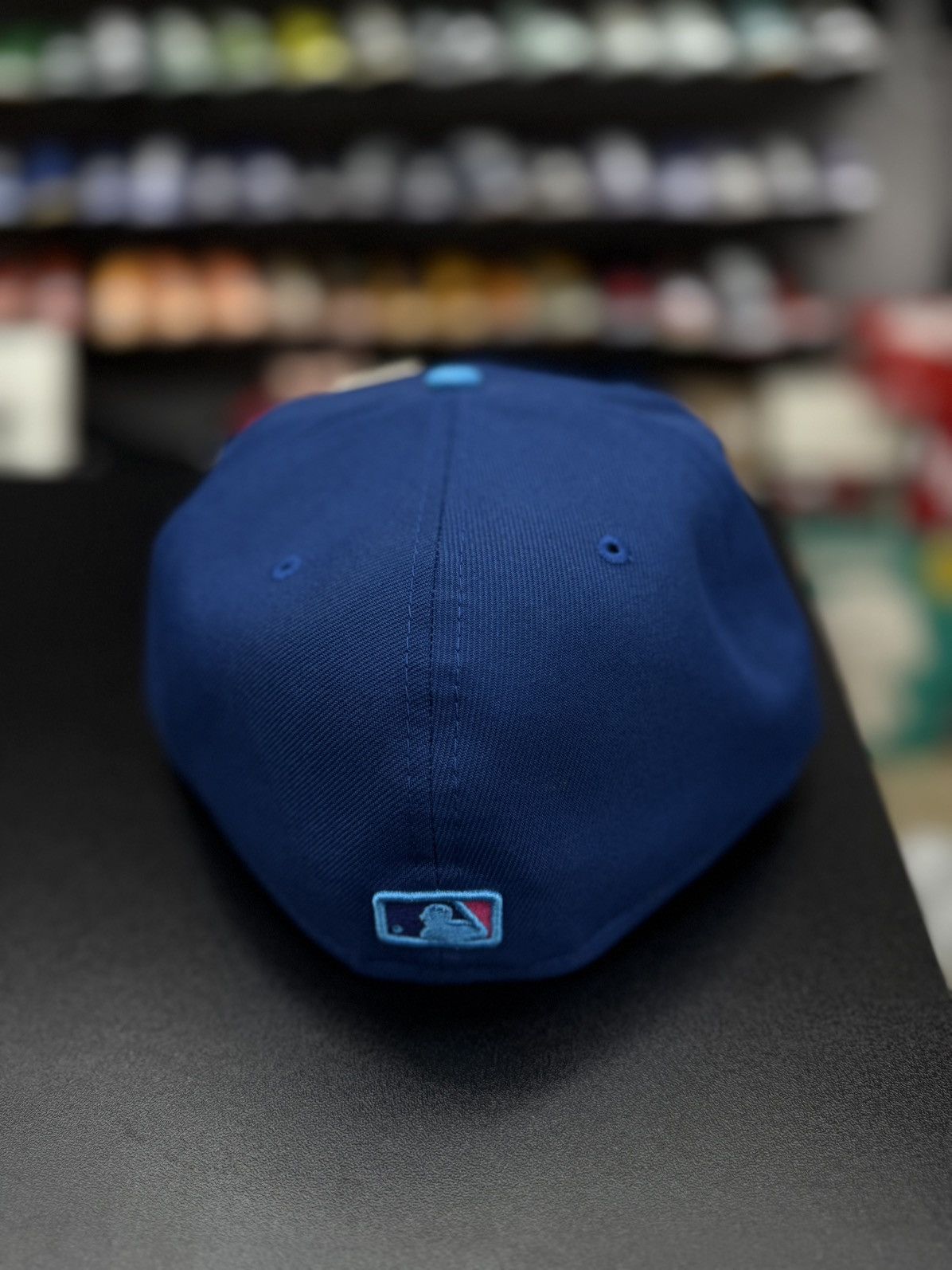 New Era New ERA Size 8 Fitted Hat Detriot Blue Size ONE SIZE - 8 Thumbnail