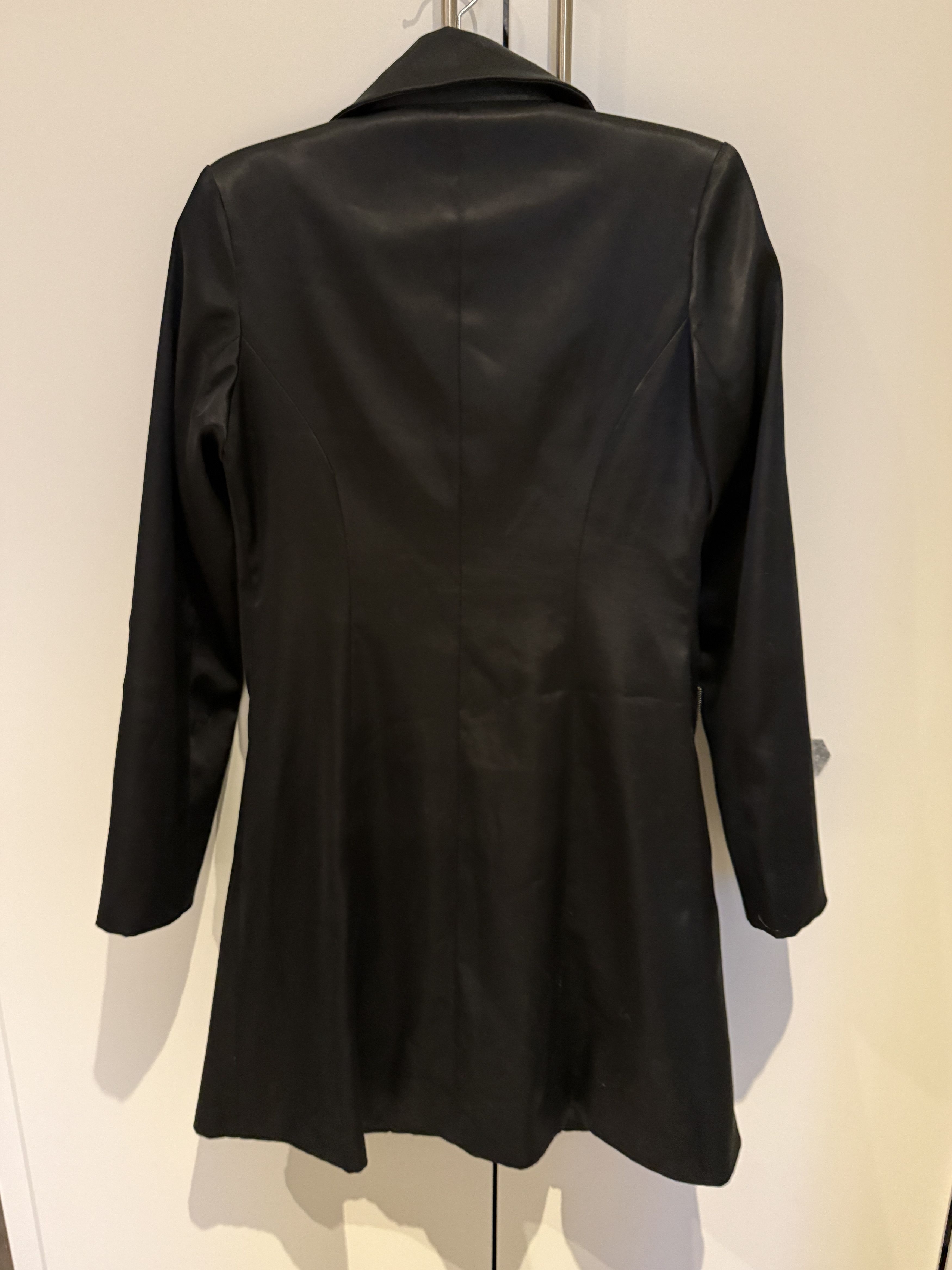 Max Mara Max Mara Rare Statement Coat Black Colour Block Zip Pockets Size S / US 4 / IT 40 - 10 Thumbnail