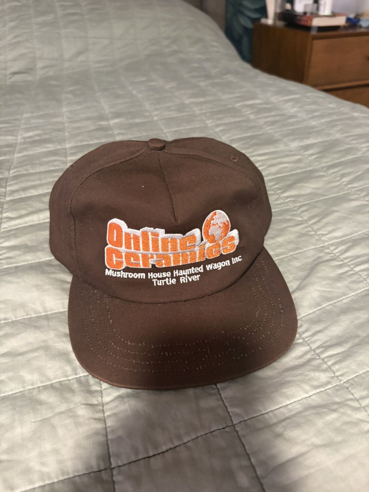 Online Ceramics Haunted Wagon Brown Snapback