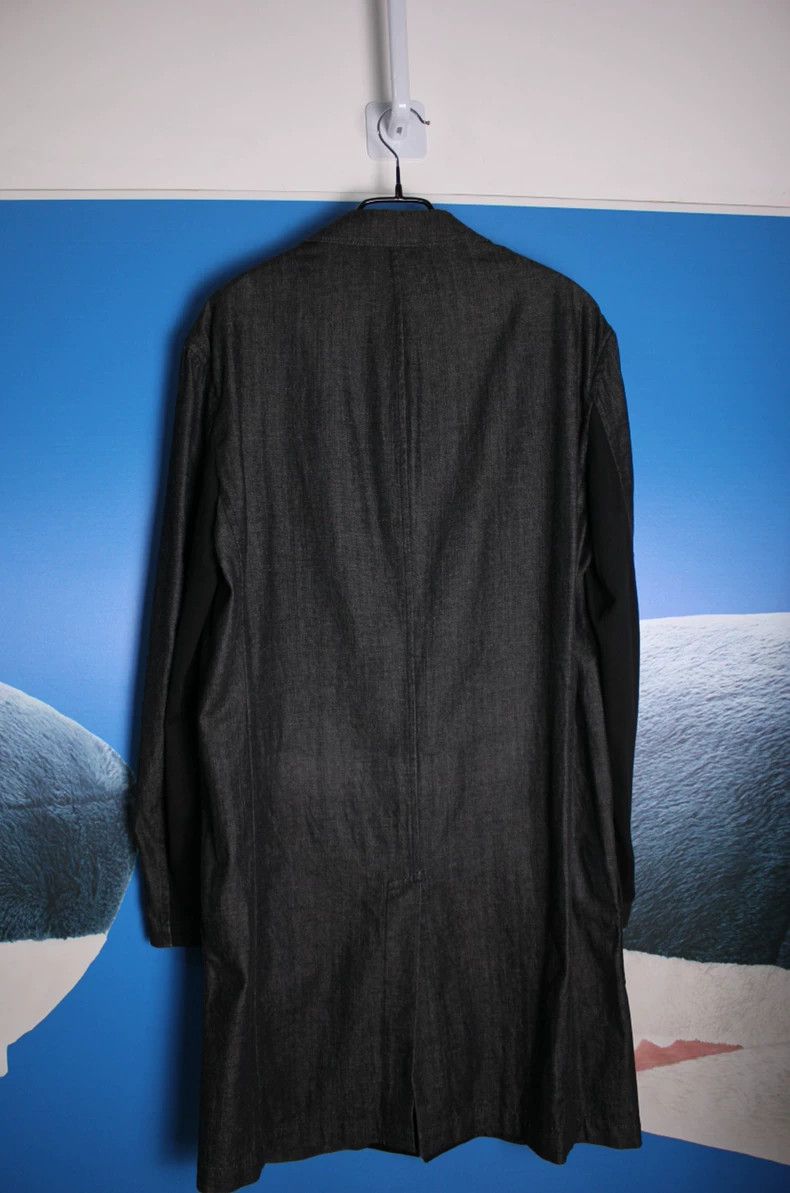 Yohji Yamamoto Yohji Yamamoto 15ss grey and black colour block coat 2505-N Size US M / EU 48-50 / 2 - 2 Thumbnail