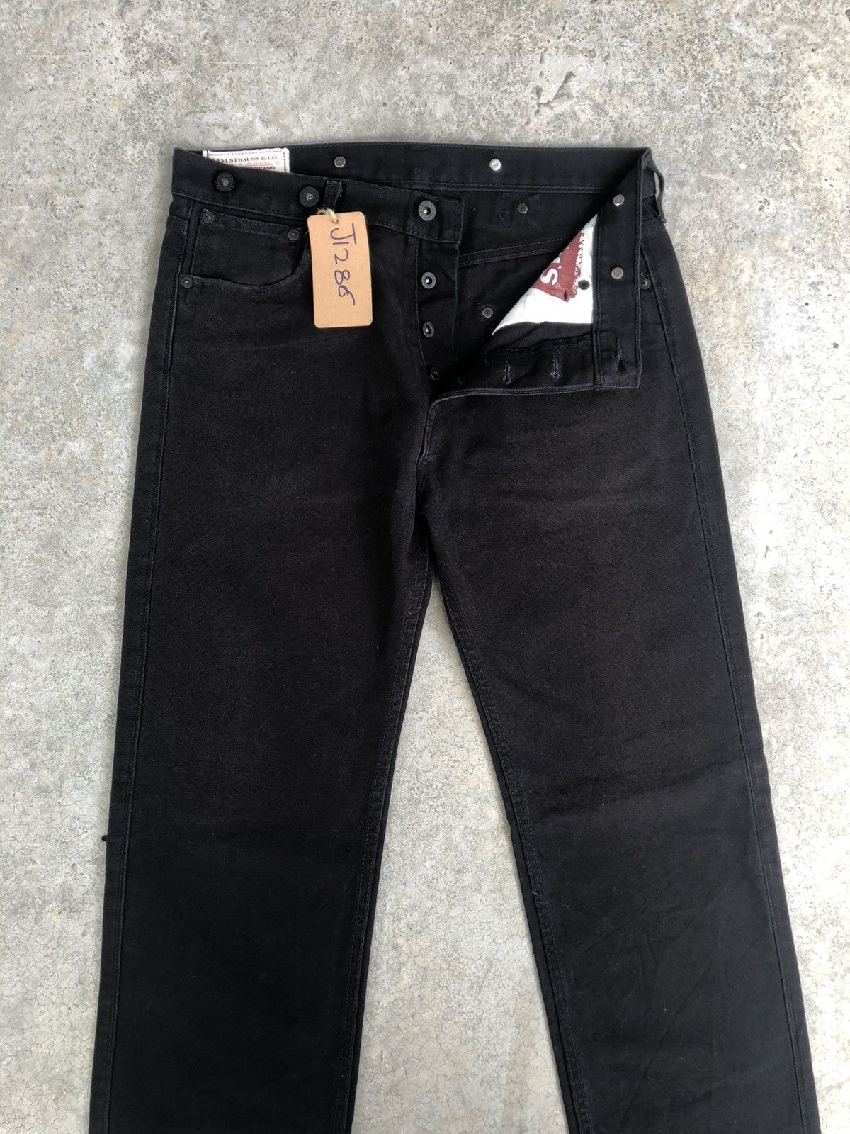 Levi's Y2k Levi’s Buckle Back White Tab Size US 31 - 3 Thumbnail