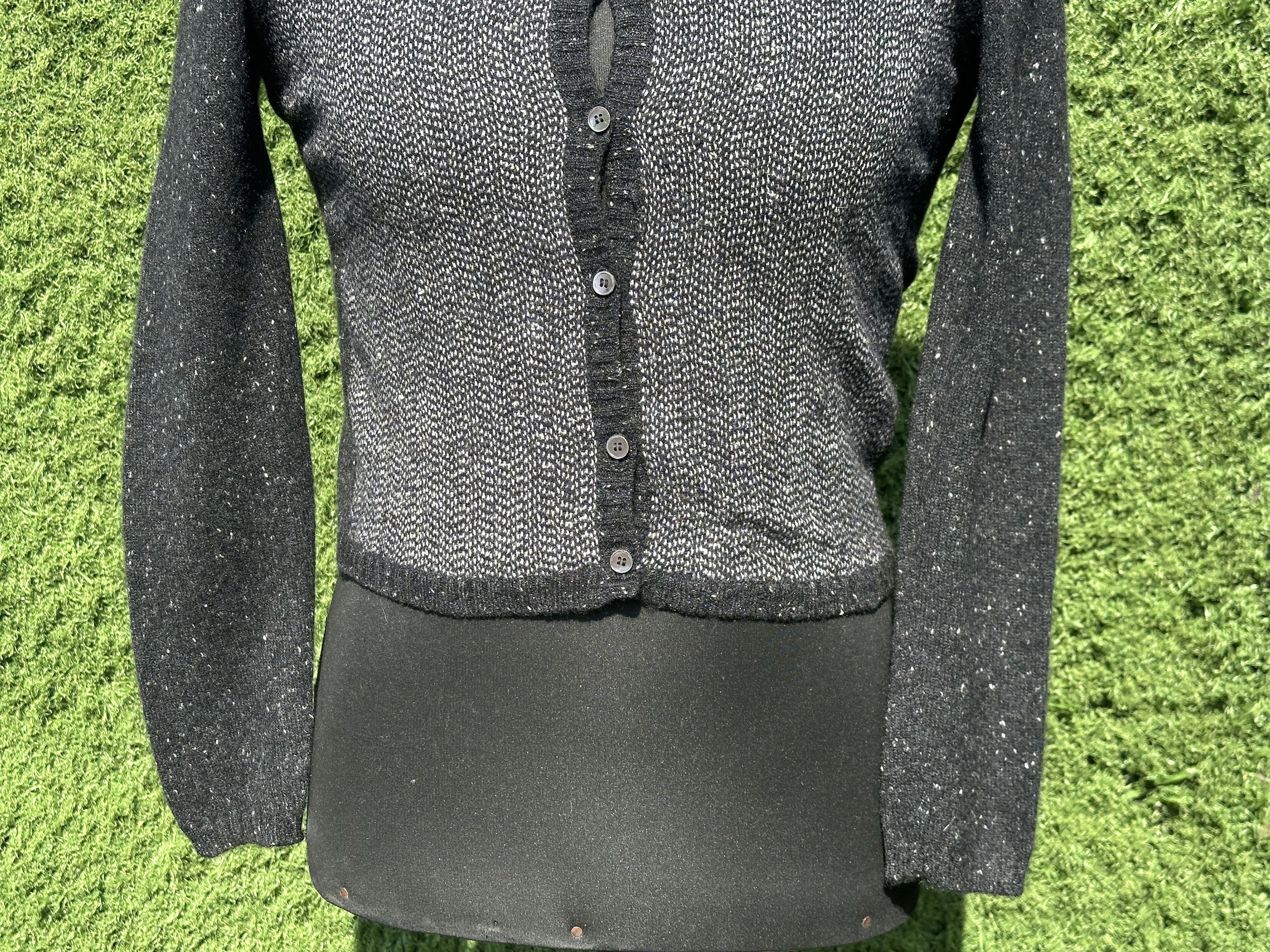 Brunello Cucinelli Brunello Cucinelli Cashmere Cropped Cardigan S Black Knit Size S / US 4 / IT 40 - 13 Thumbnail