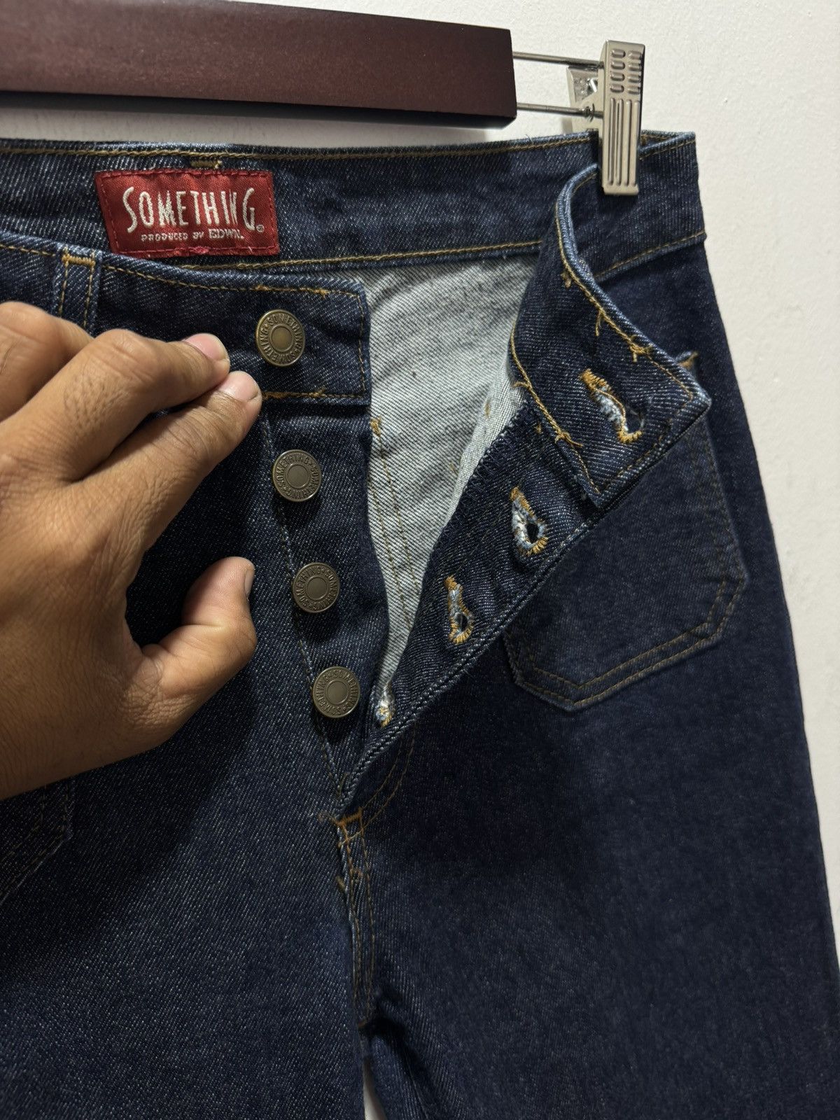 Edwin SOMETHING BY EDWIN STRETCABLE BOOTCUT DENIM JEANS Size US 28 / EU 44 - 14 Thumbnail