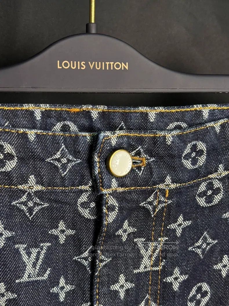 Louis Vuitton Louis Vuitton 25ss presbyopic full-print jeans Size US 32 / EU 48 - 3 Thumbnail