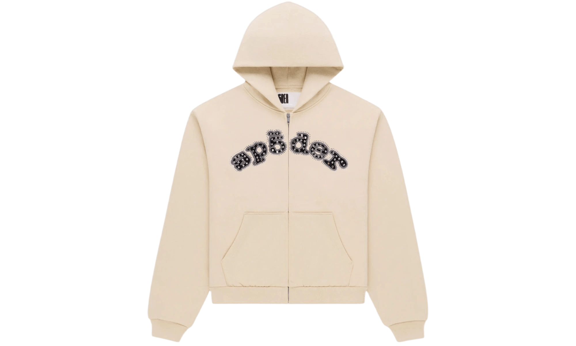 Sp5der Sp5der OG Rhinestone Logo Hoodie White | Grailed