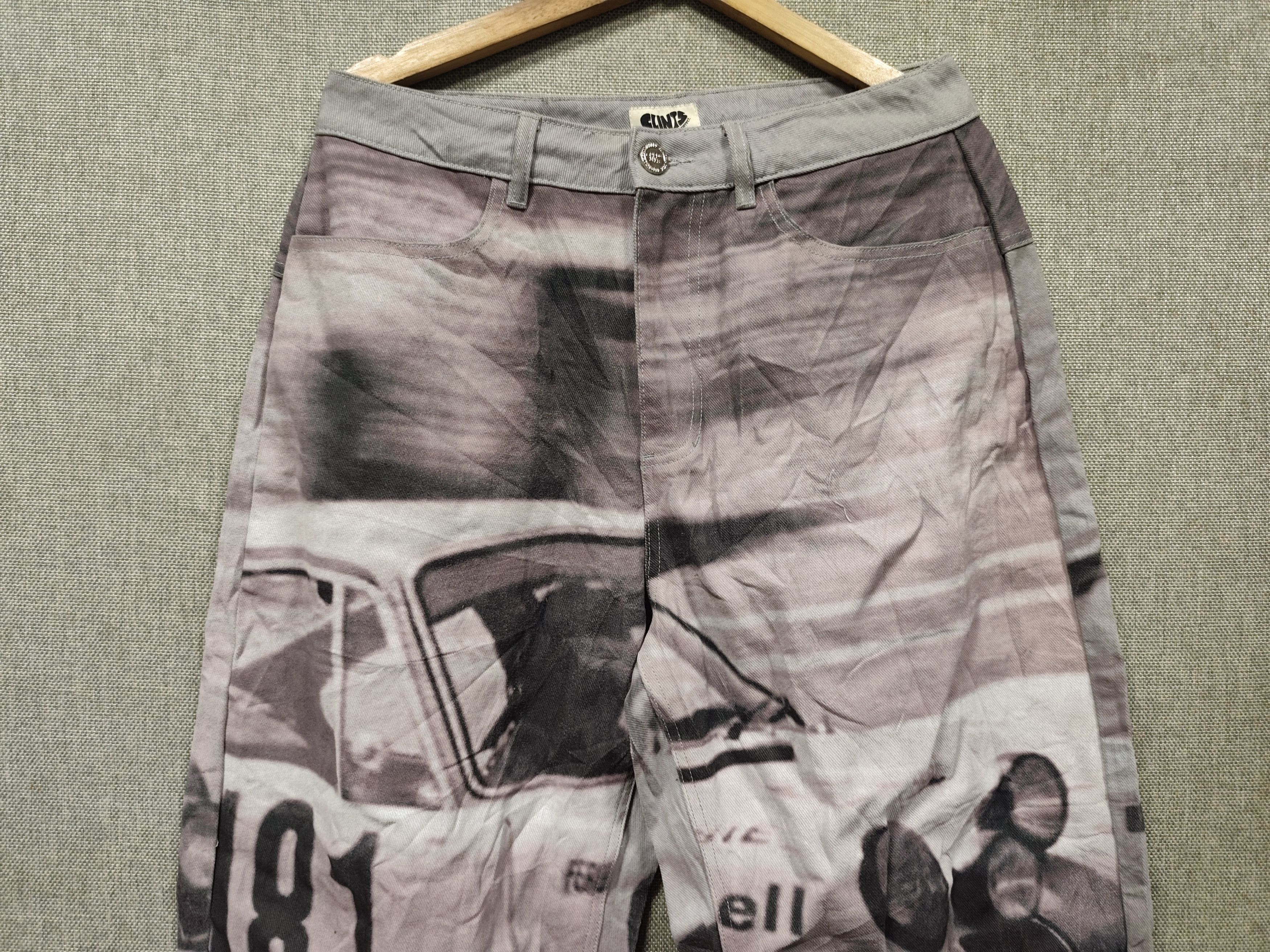 Clints Clints Porche overprint pants Size US 31 - 4 Thumbnail