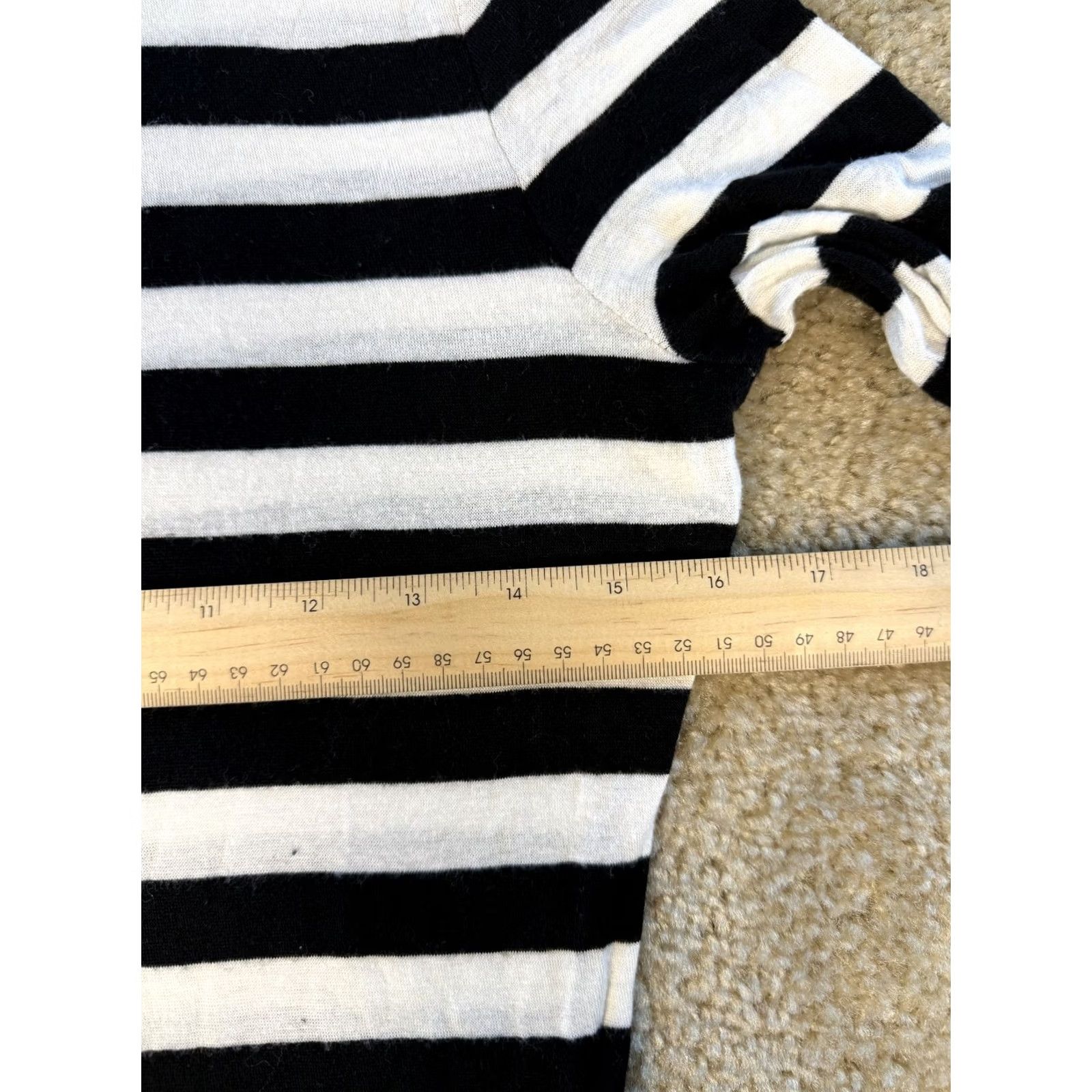 Vintage Jennifer Lopez Striped Turtleneck Knit Top Long Sleeve Women's Size Small E193 Size S / US 4 / IT 40 - 5 Thumbnail