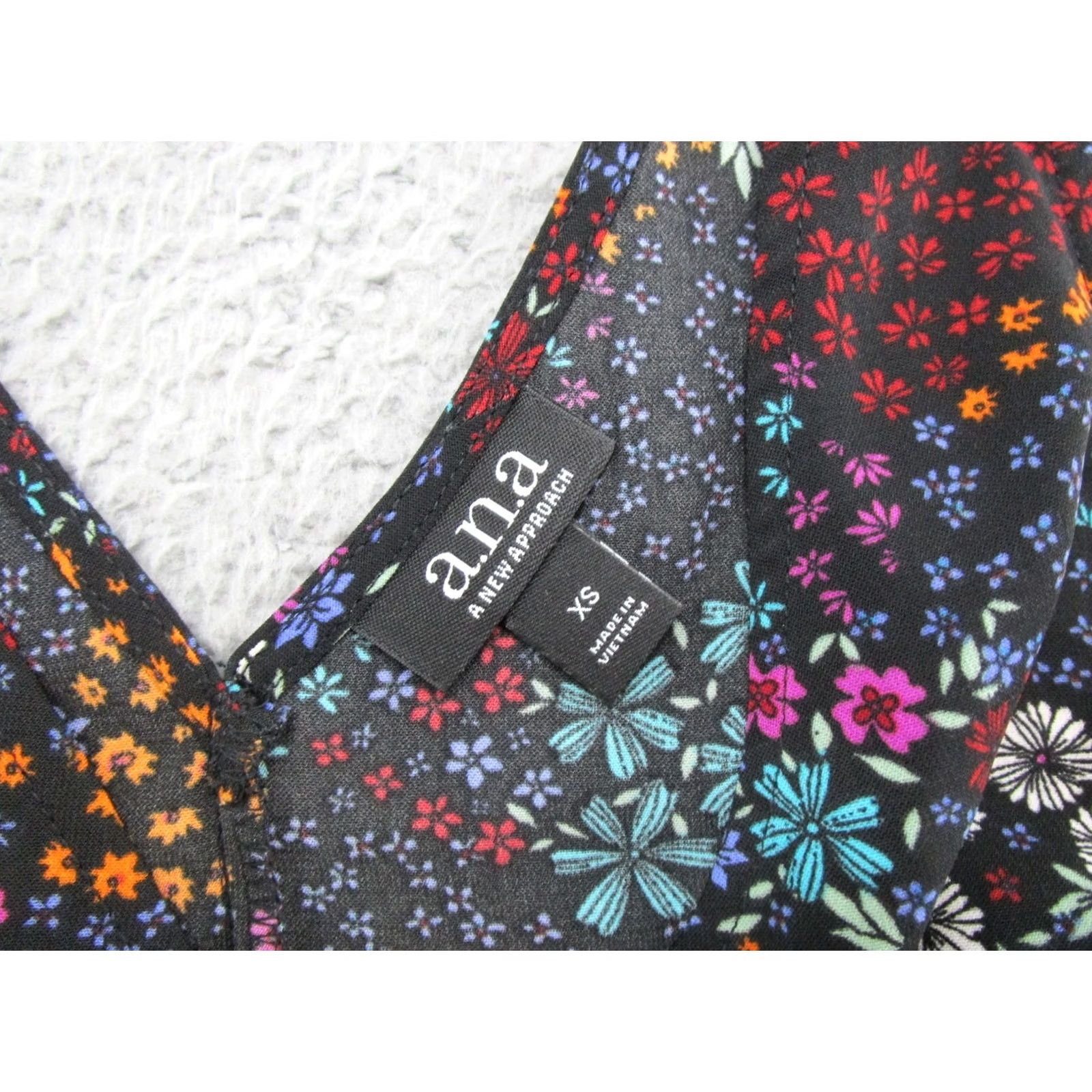 Vintage ANA Tank Top Women's Floral Sleeveless in XS NEW Size XS / US 0-2 / IT 36-38 - 3 Thumbnail