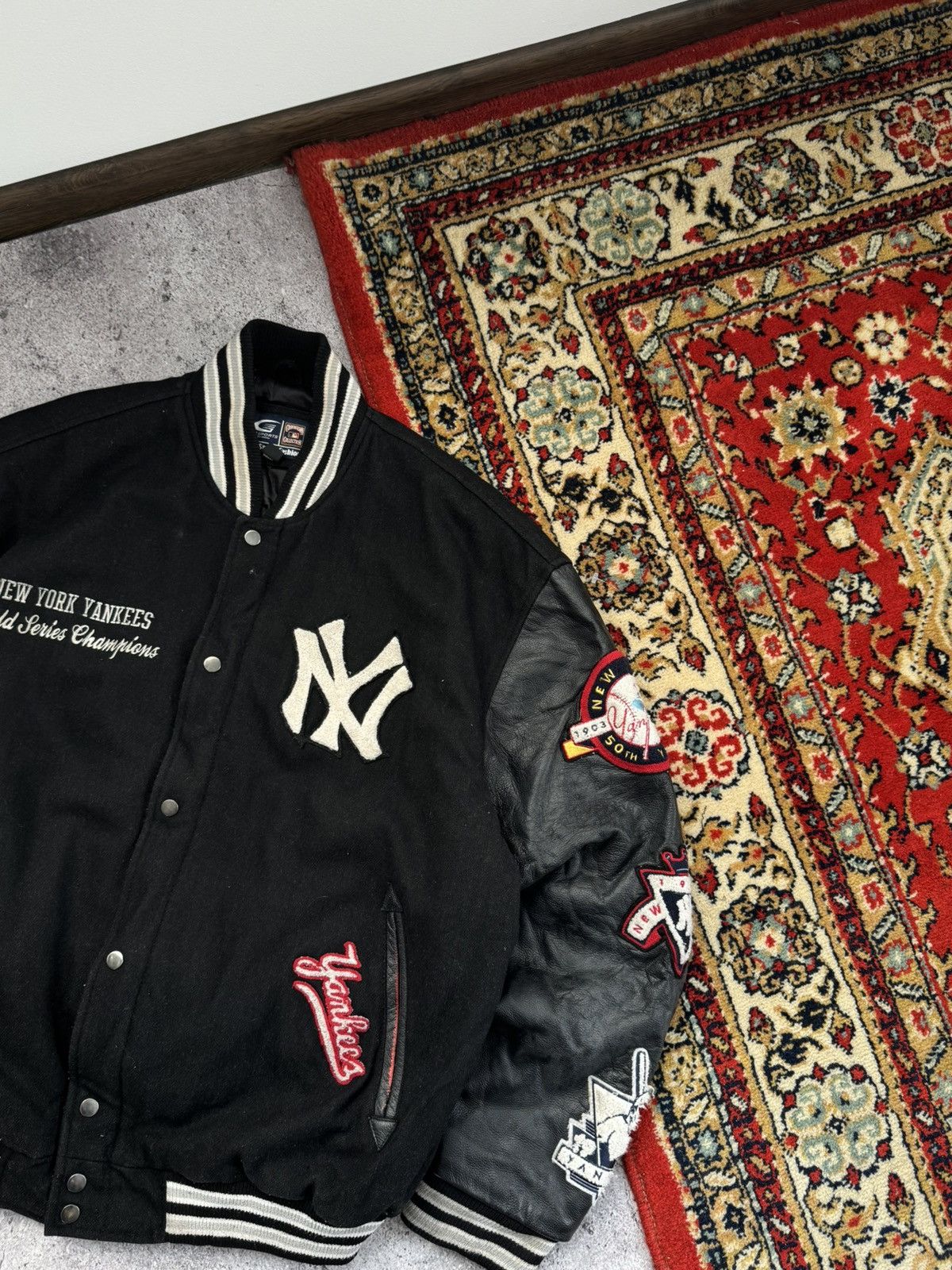 G-III Archive New York Yankees Jay Z Varsity Bomber XL Jacket Size US XL / EU 56 / 4 - 5 Thumbnail