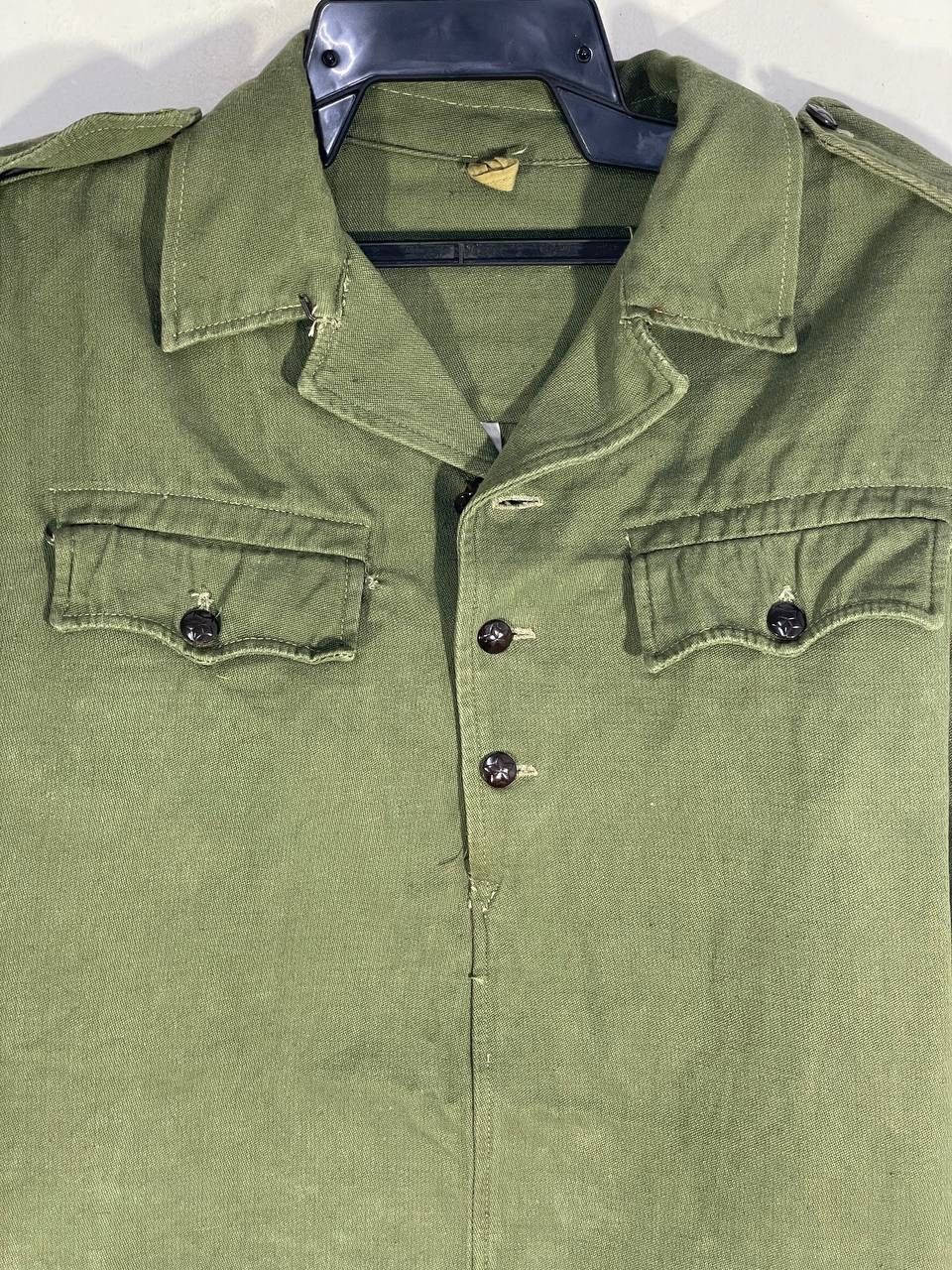 Other Vintage 70s 1978 euro army pullover button up ww2 Size US L / EU 52-54 / 3 - 5 Thumbnail